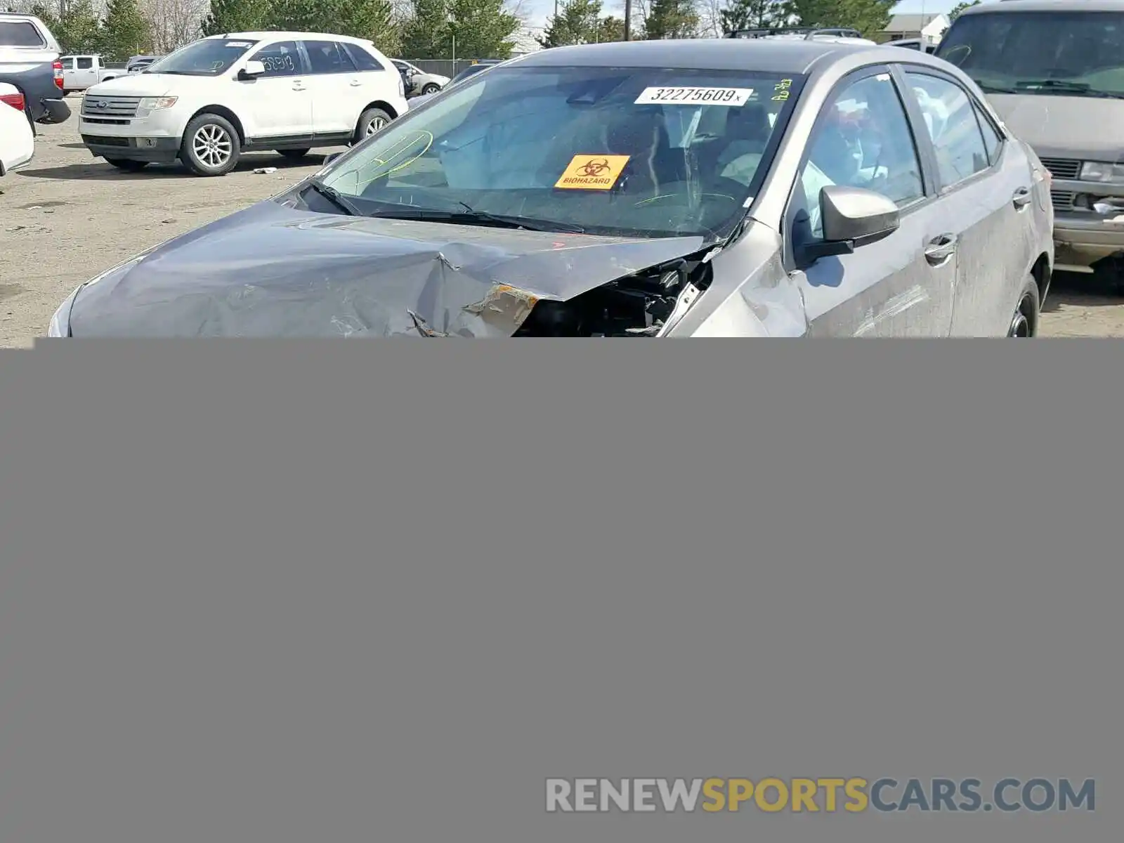 2 Photograph of a damaged car 2T1BURHE5KC236847 TOYOTA COROLLA 2019