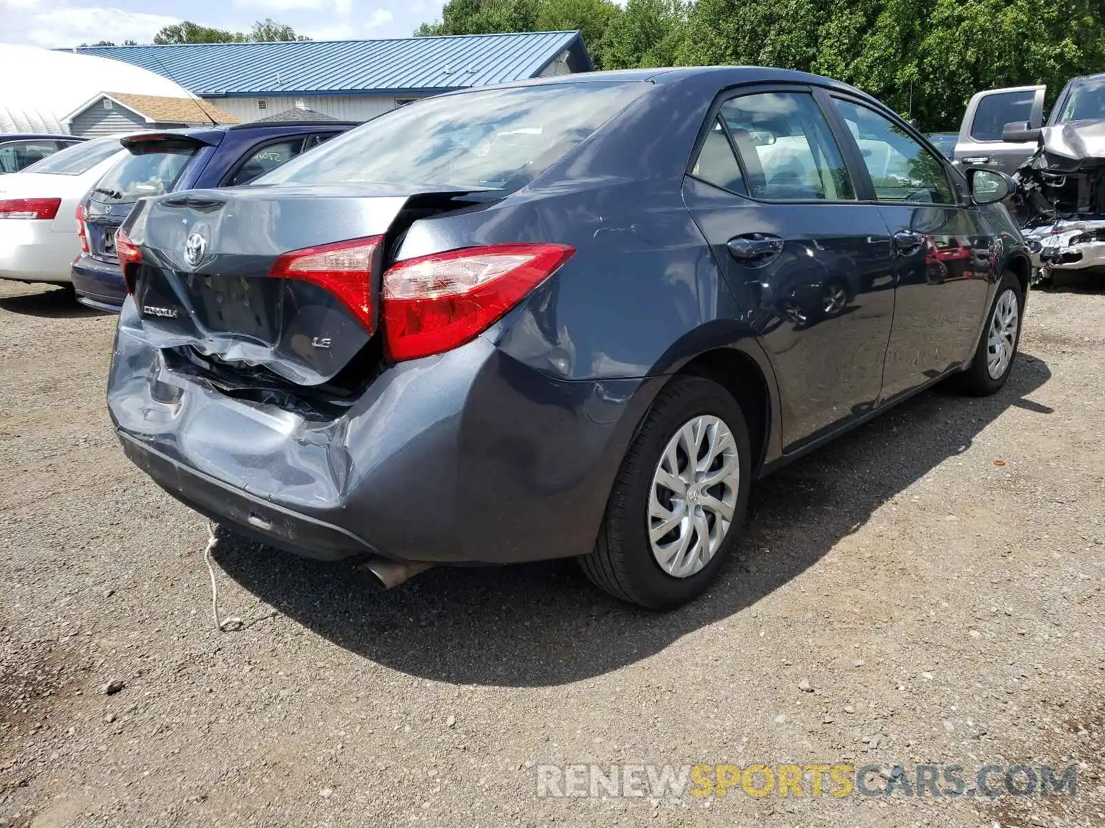 4 Photograph of a damaged car 2T1BURHE5KC237304 TOYOTA COROLLA 2019