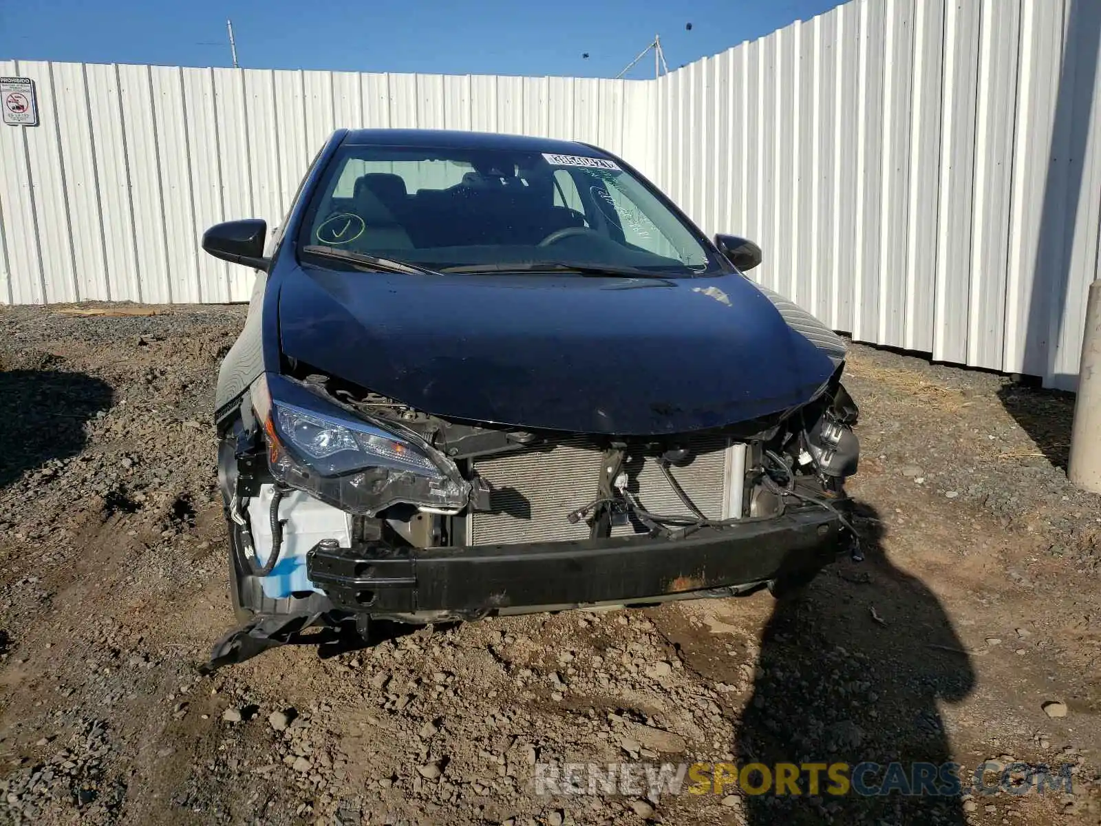 9 Photograph of a damaged car 2T1BURHE5KC237433 TOYOTA COROLLA 2019