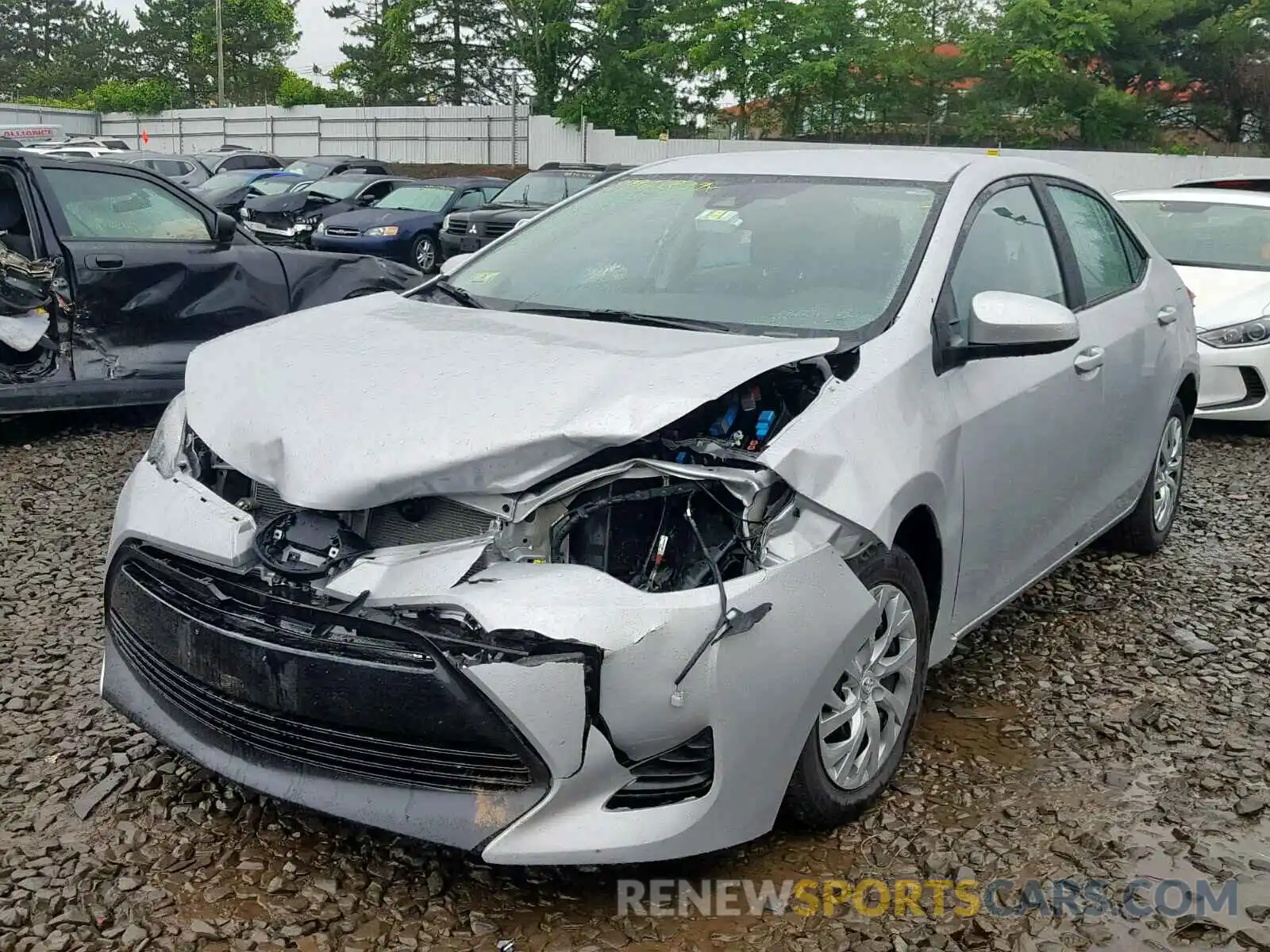 2 Photograph of a damaged car 2T1BURHE5KC237920 TOYOTA COROLLA 2019