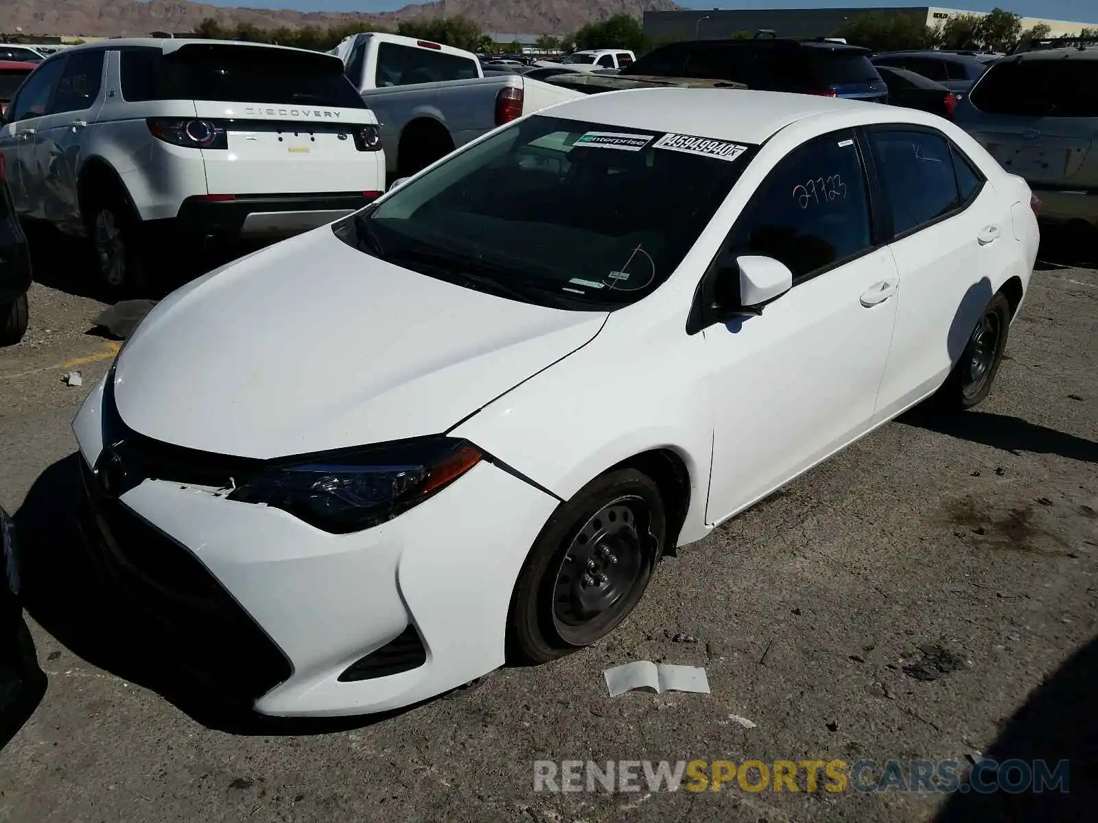 2 Photograph of a damaged car 2T1BURHE5KC238078 TOYOTA COROLLA 2019