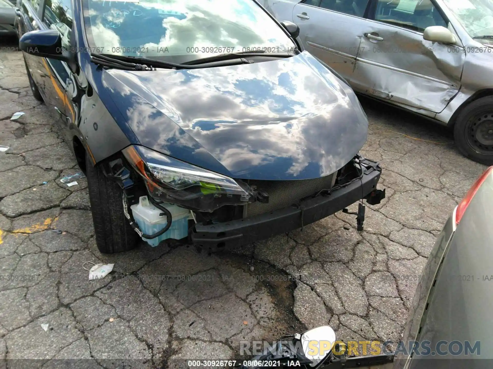 6 Photograph of a damaged car 2T1BURHE5KC238534 TOYOTA COROLLA 2019