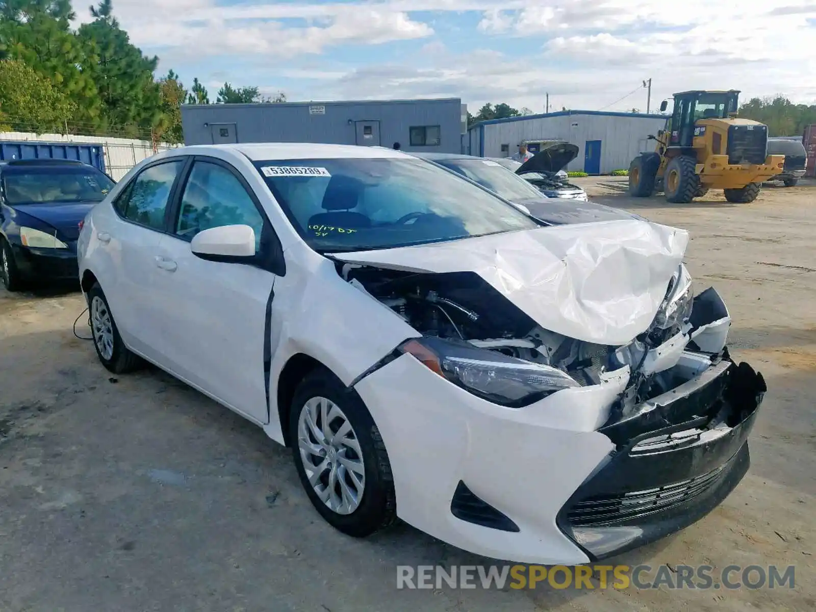 1 Photograph of a damaged car 2T1BURHE5KC239263 TOYOTA COROLLA 2019