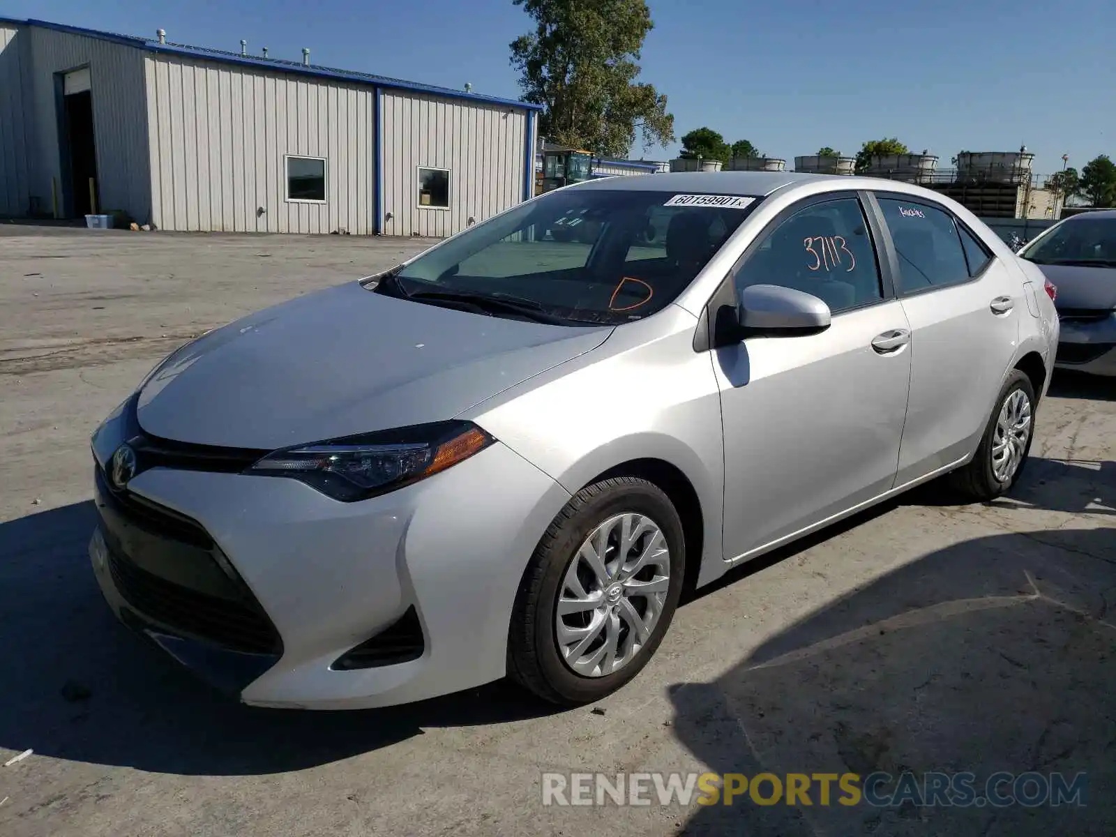 2 Photograph of a damaged car 2T1BURHE5KC239487 TOYOTA COROLLA 2019