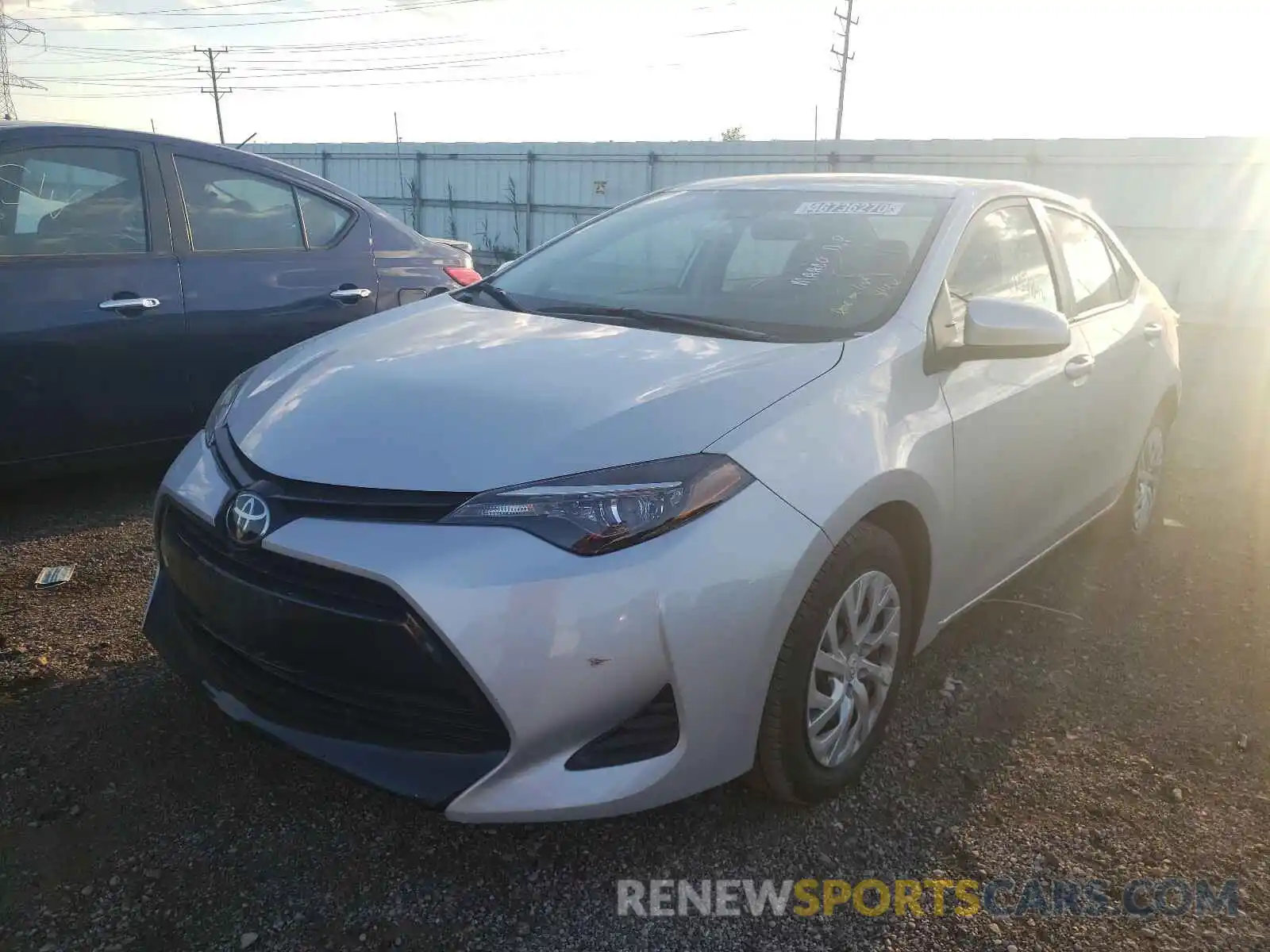 2 Photograph of a damaged car 2T1BURHE5KC239540 TOYOTA COROLLA 2019