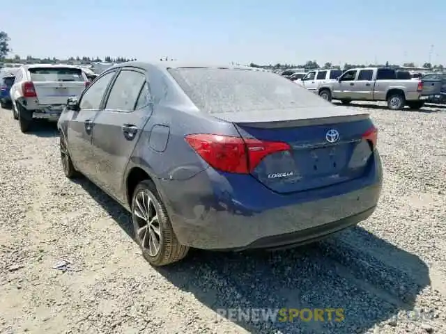 3 Photograph of a damaged car 2T1BURHE5KC240378 TOYOTA COROLLA 2019