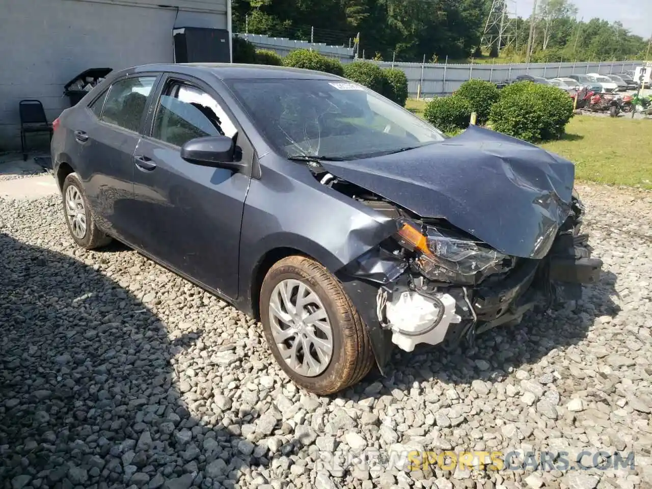 1 Photograph of a damaged car 2T1BURHE5KC240994 TOYOTA COROLLA 2019