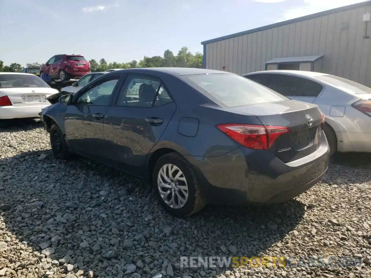 3 Photograph of a damaged car 2T1BURHE5KC240994 TOYOTA COROLLA 2019