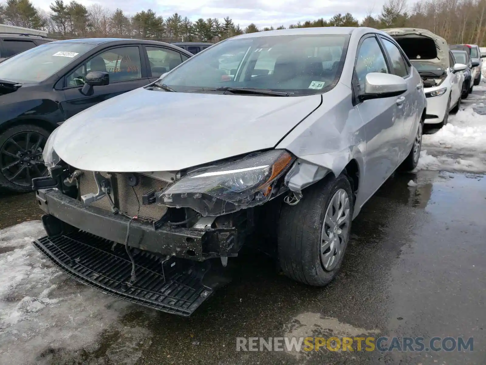 2 Photograph of a damaged car 2T1BURHE5KC242910 TOYOTA COROLLA 2019