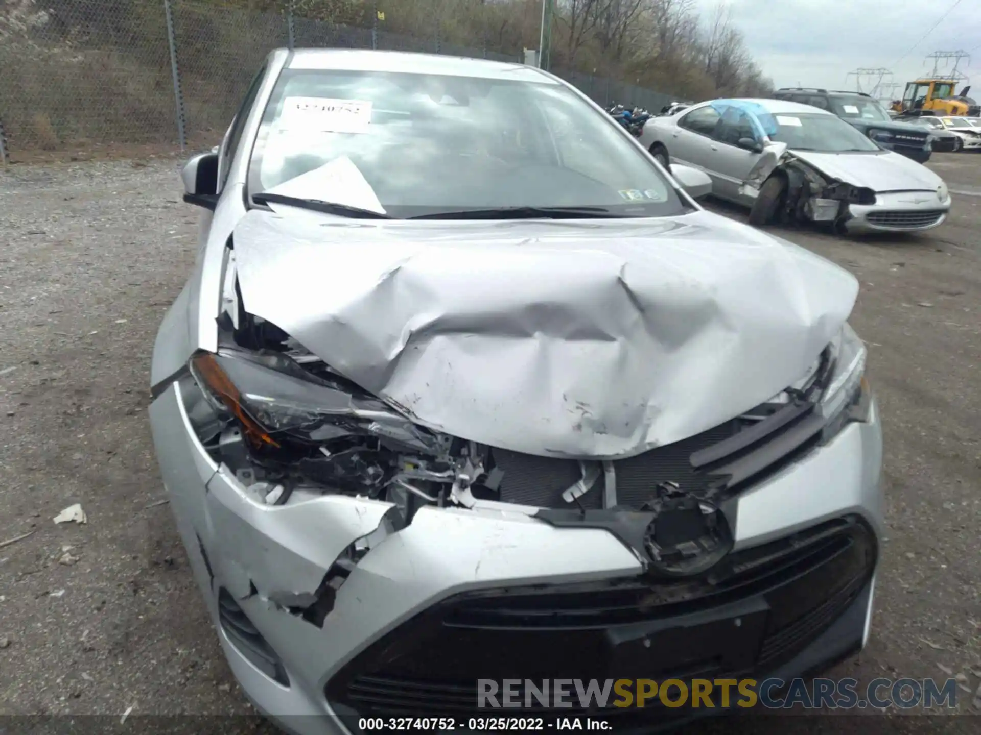 6 Photograph of a damaged car 2T1BURHE5KC243622 TOYOTA COROLLA 2019