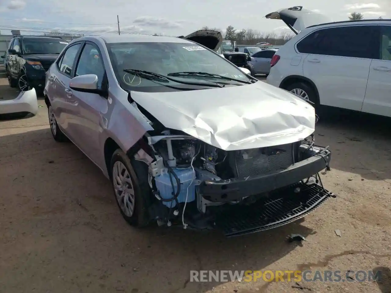 1 Photograph of a damaged car 2T1BURHE5KC243815 TOYOTA COROLLA 2019