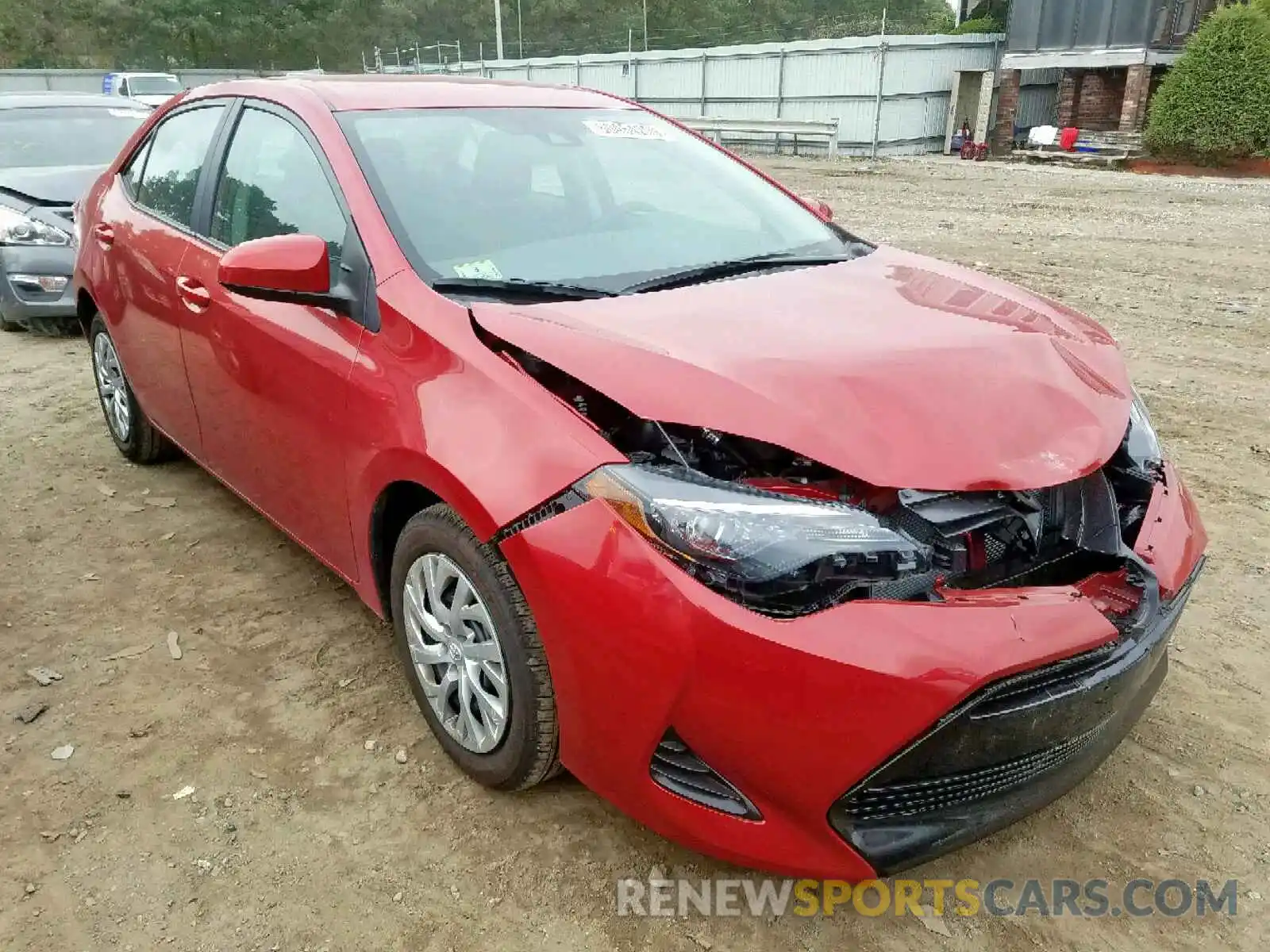 1 Photograph of a damaged car 2T1BURHE5KC244009 TOYOTA COROLLA 2019