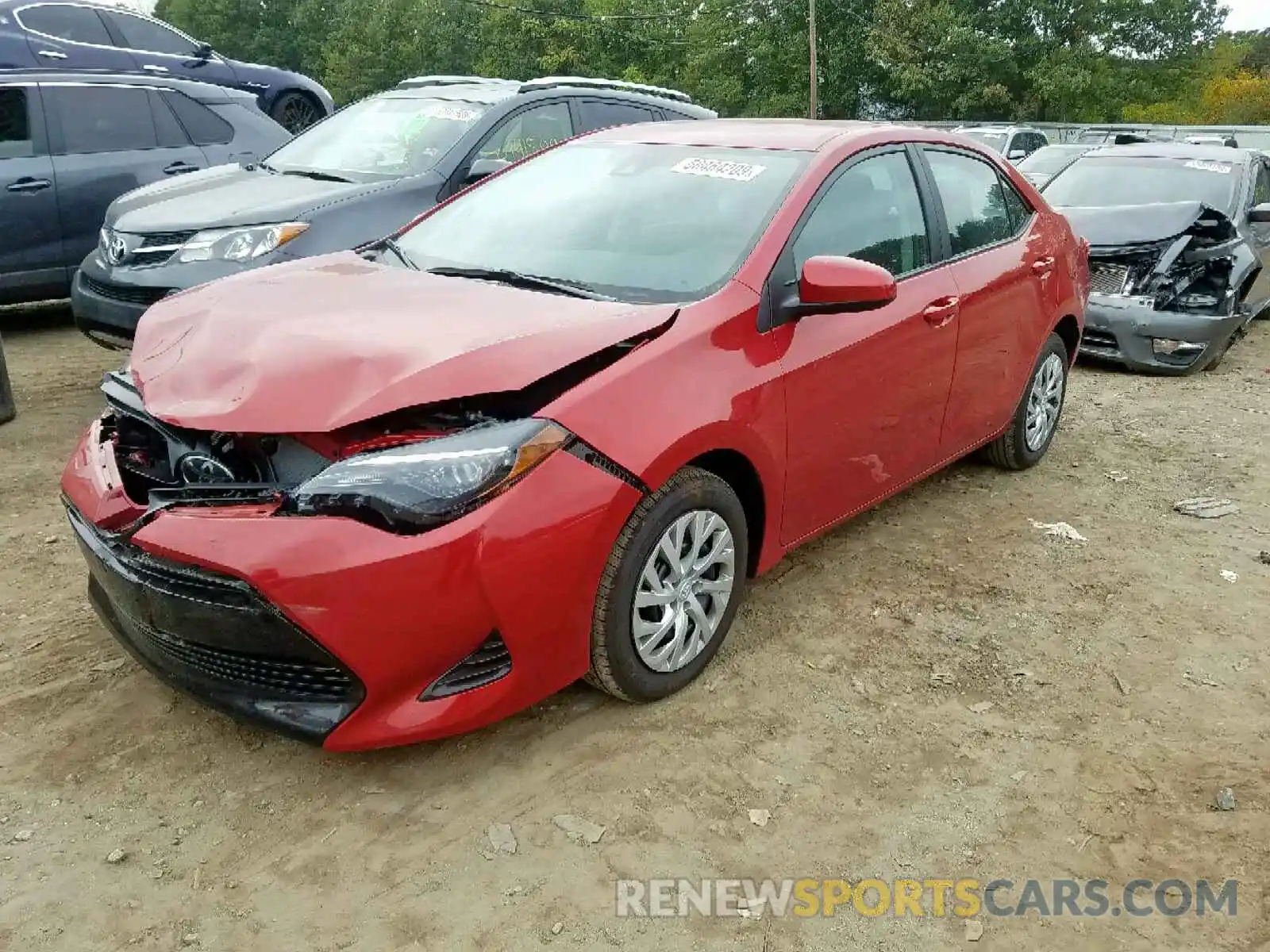 2 Photograph of a damaged car 2T1BURHE5KC244009 TOYOTA COROLLA 2019