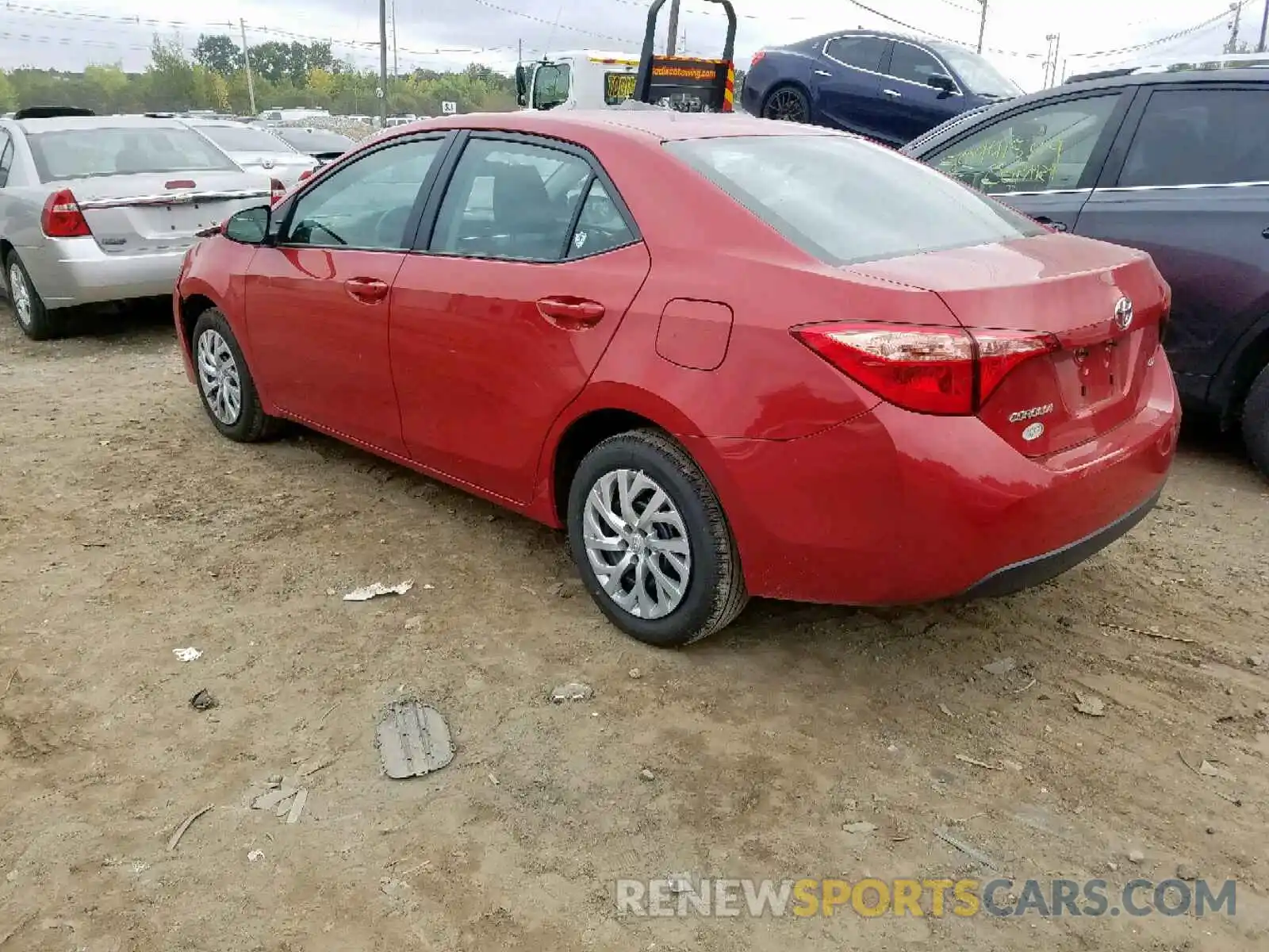 3 Photograph of a damaged car 2T1BURHE5KC244009 TOYOTA COROLLA 2019