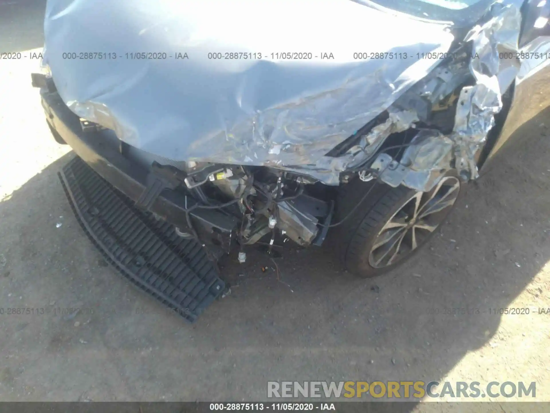 6 Photograph of a damaged car 2T1BURHE5KC244026 TOYOTA COROLLA 2019