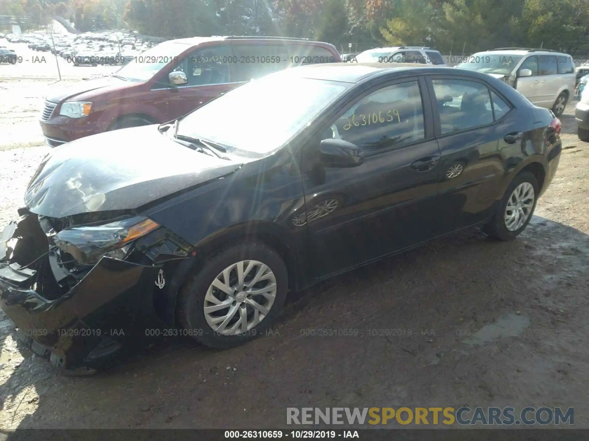 2 Photograph of a damaged car 2T1BURHE5KC244253 TOYOTA COROLLA 2019