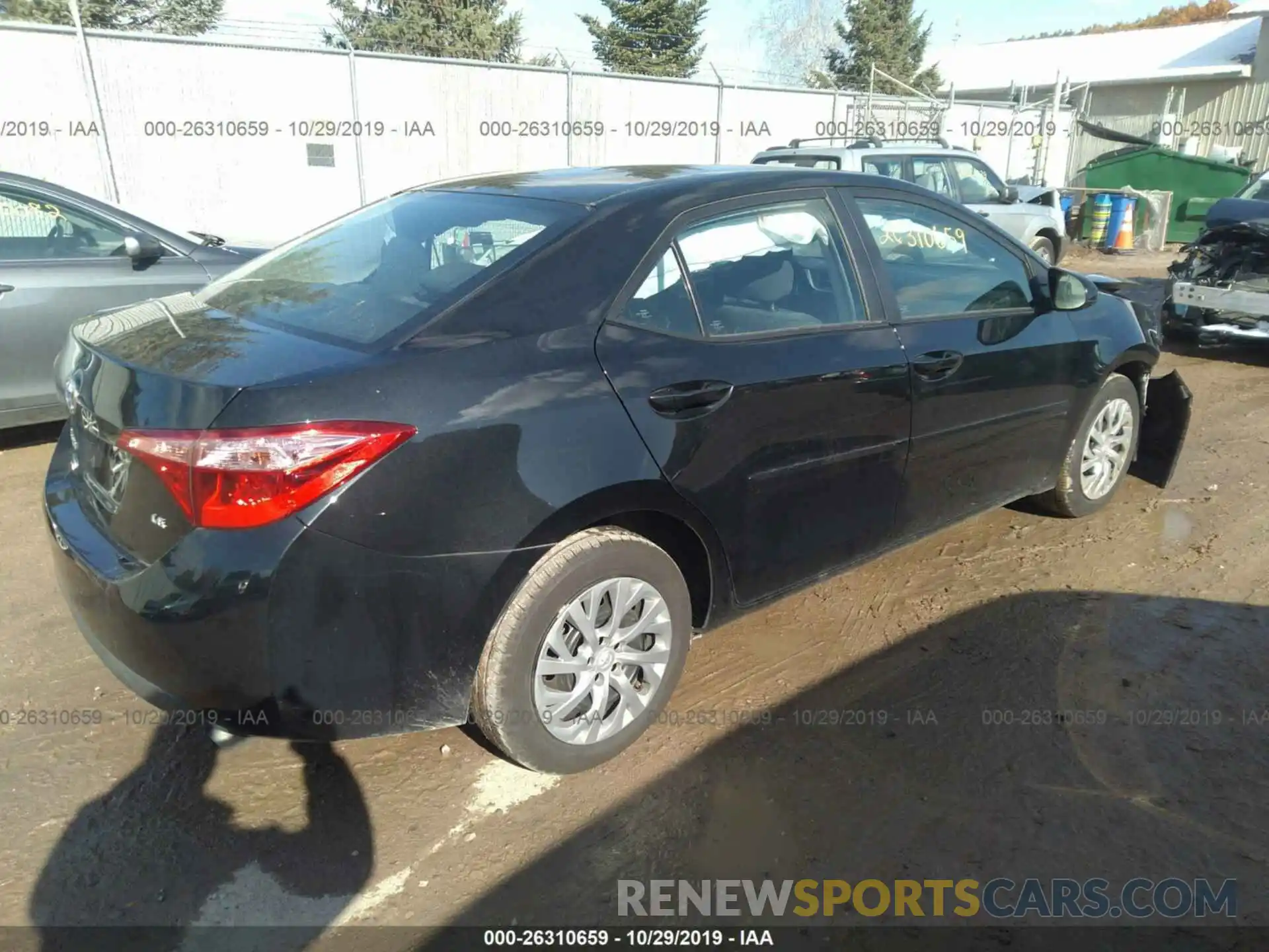 4 Photograph of a damaged car 2T1BURHE5KC244253 TOYOTA COROLLA 2019