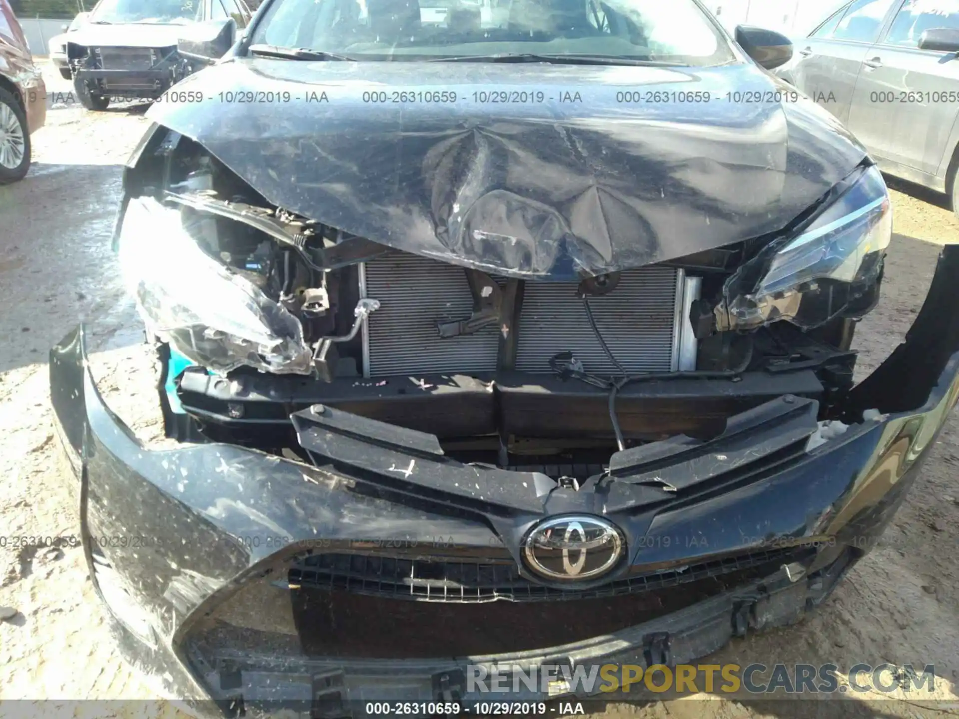 6 Photograph of a damaged car 2T1BURHE5KC244253 TOYOTA COROLLA 2019