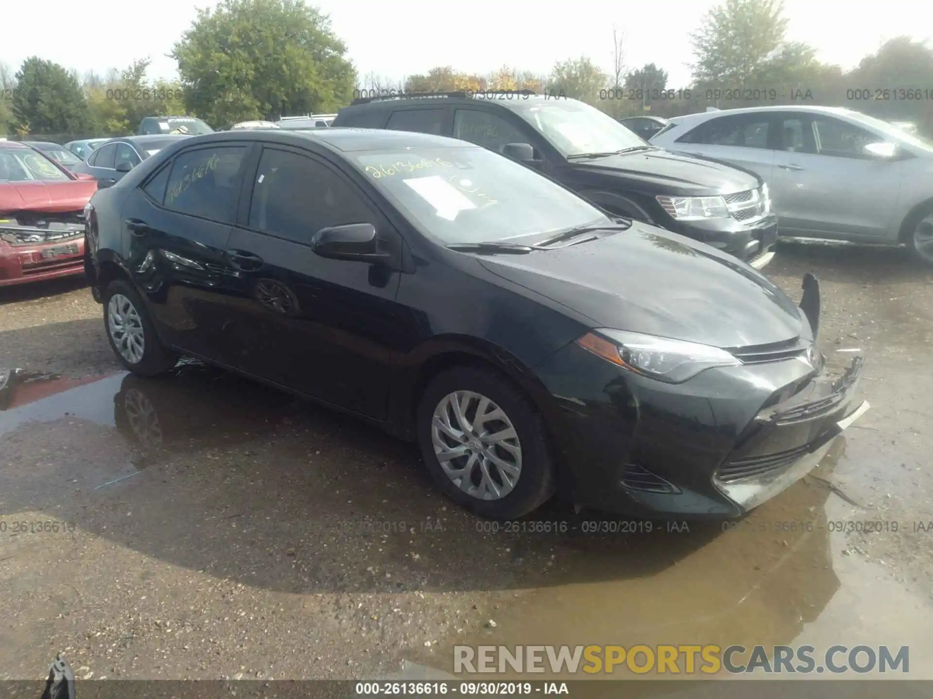 1 Photograph of a damaged car 2T1BURHE5KC244303 TOYOTA COROLLA 2019