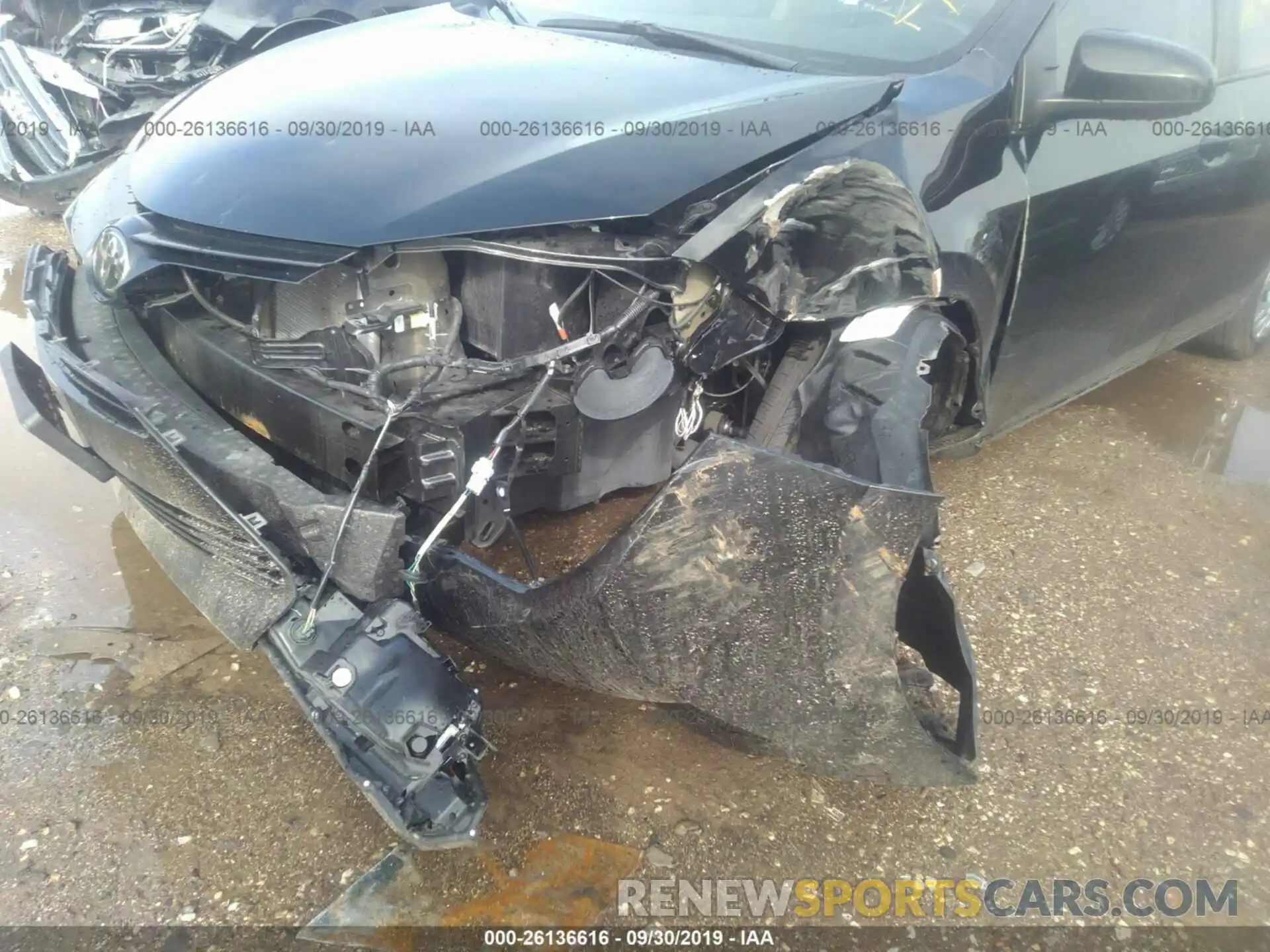 6 Photograph of a damaged car 2T1BURHE5KC244303 TOYOTA COROLLA 2019