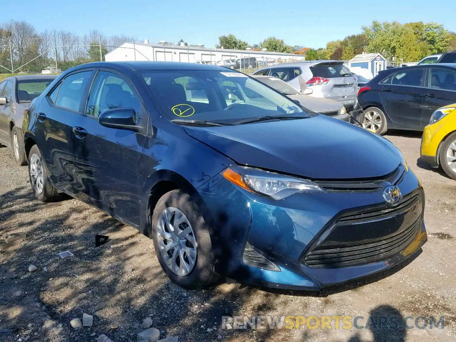 1 Photograph of a damaged car 2T1BURHE5KC244592 TOYOTA COROLLA 2019