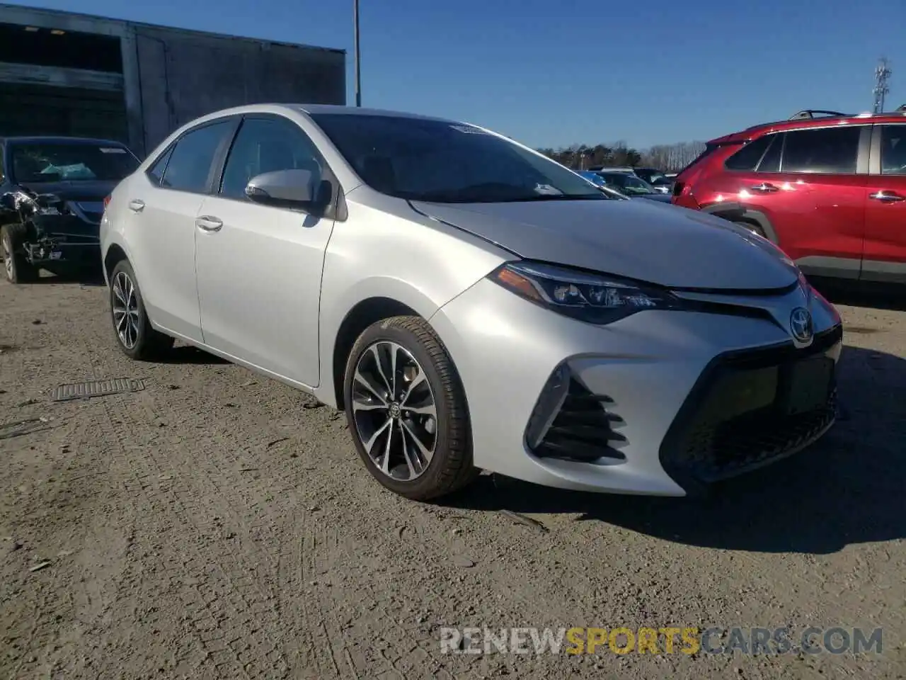 1 Photograph of a damaged car 2T1BURHE5KC245239 TOYOTA COROLLA 2019