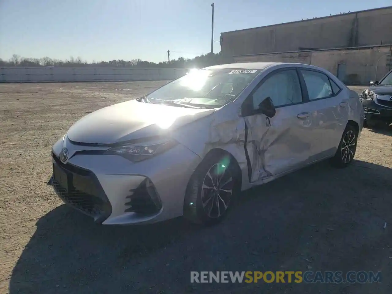 2 Photograph of a damaged car 2T1BURHE5KC245239 TOYOTA COROLLA 2019