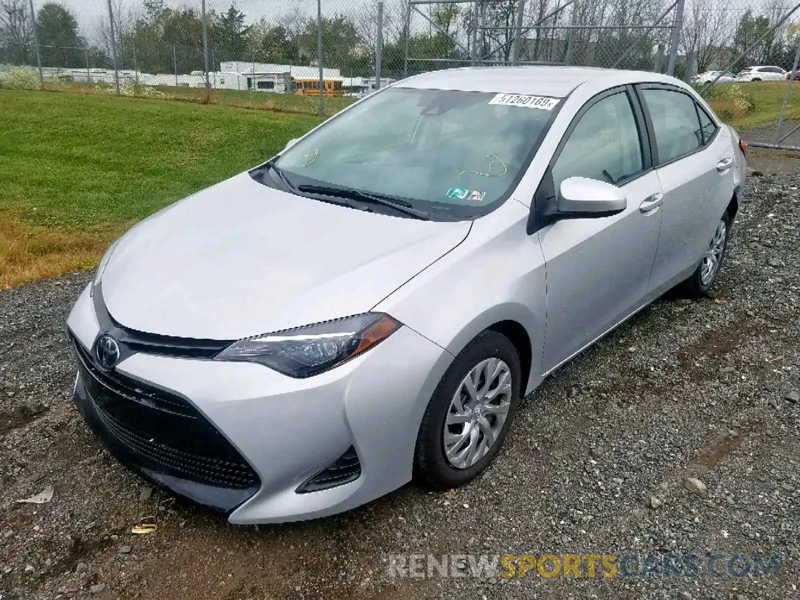 2 Photograph of a damaged car 2T1BURHE5KC245256 TOYOTA COROLLA 2019