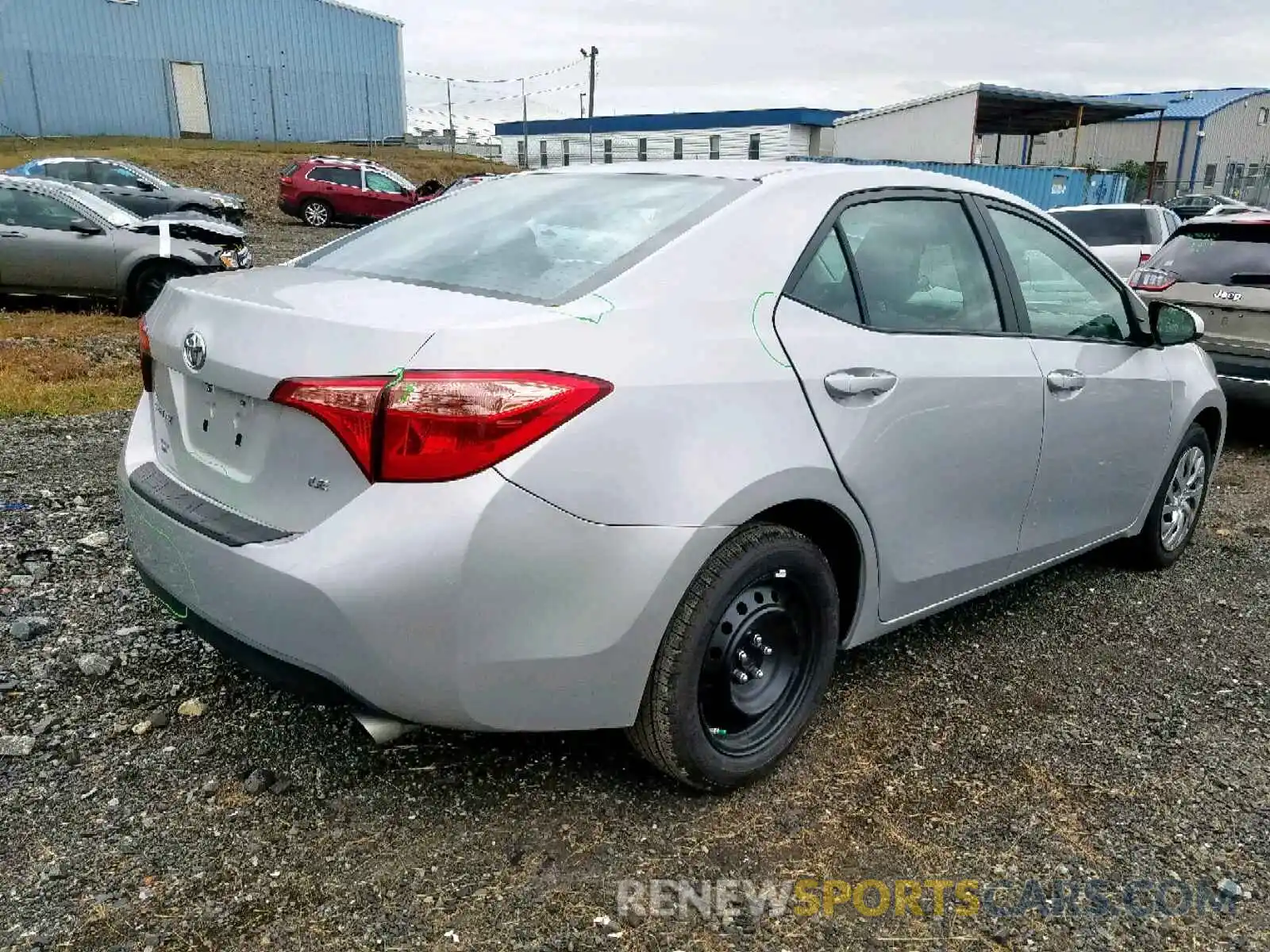 4 Photograph of a damaged car 2T1BURHE5KC245256 TOYOTA COROLLA 2019