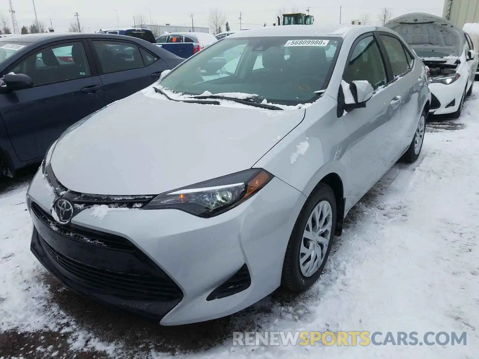 2 Photograph of a damaged car 2T1BURHE5KC246097 TOYOTA COROLLA 2019