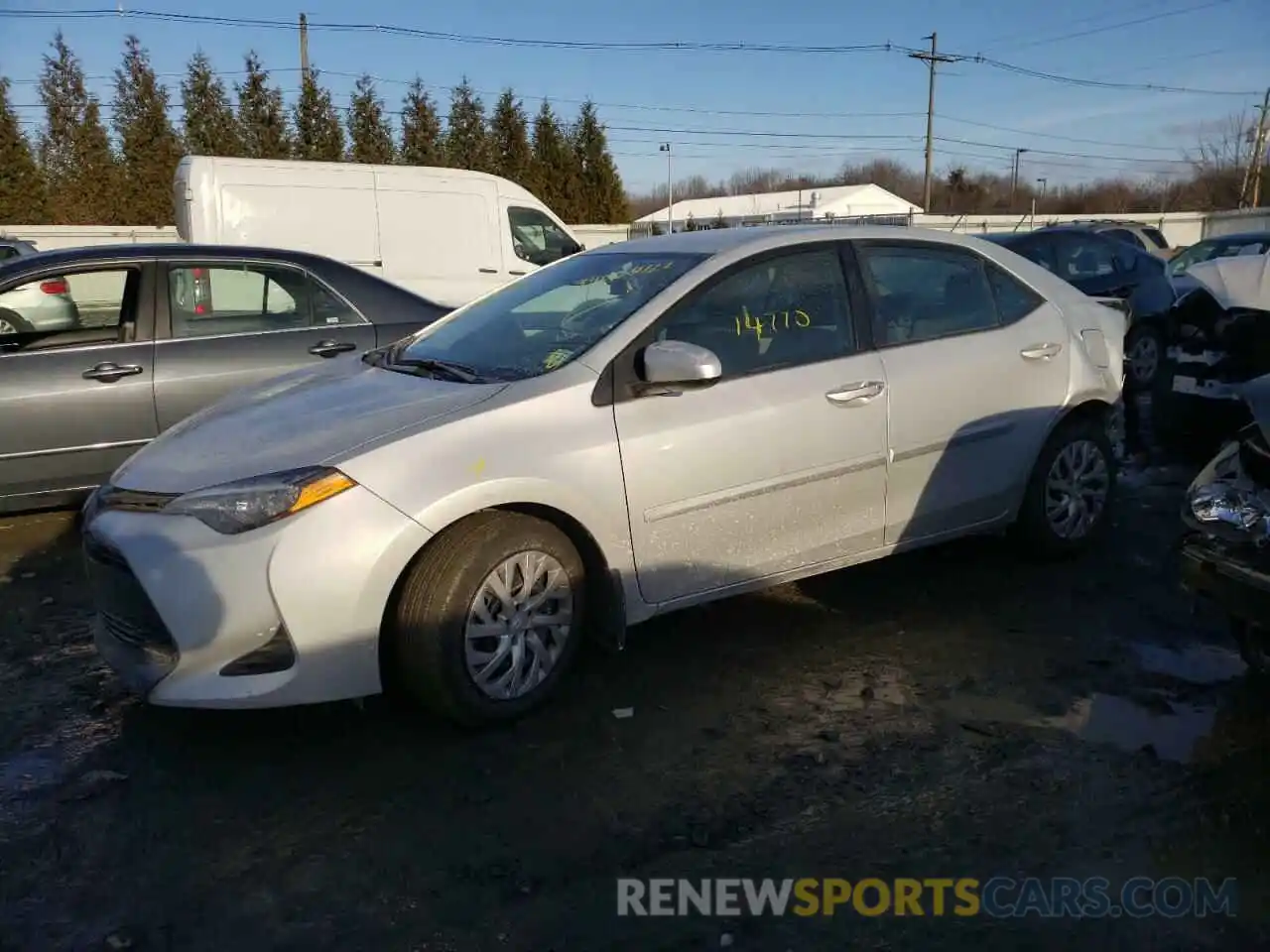 9 Photograph of a damaged car 2T1BURHE5KC246357 TOYOTA COROLLA 2019