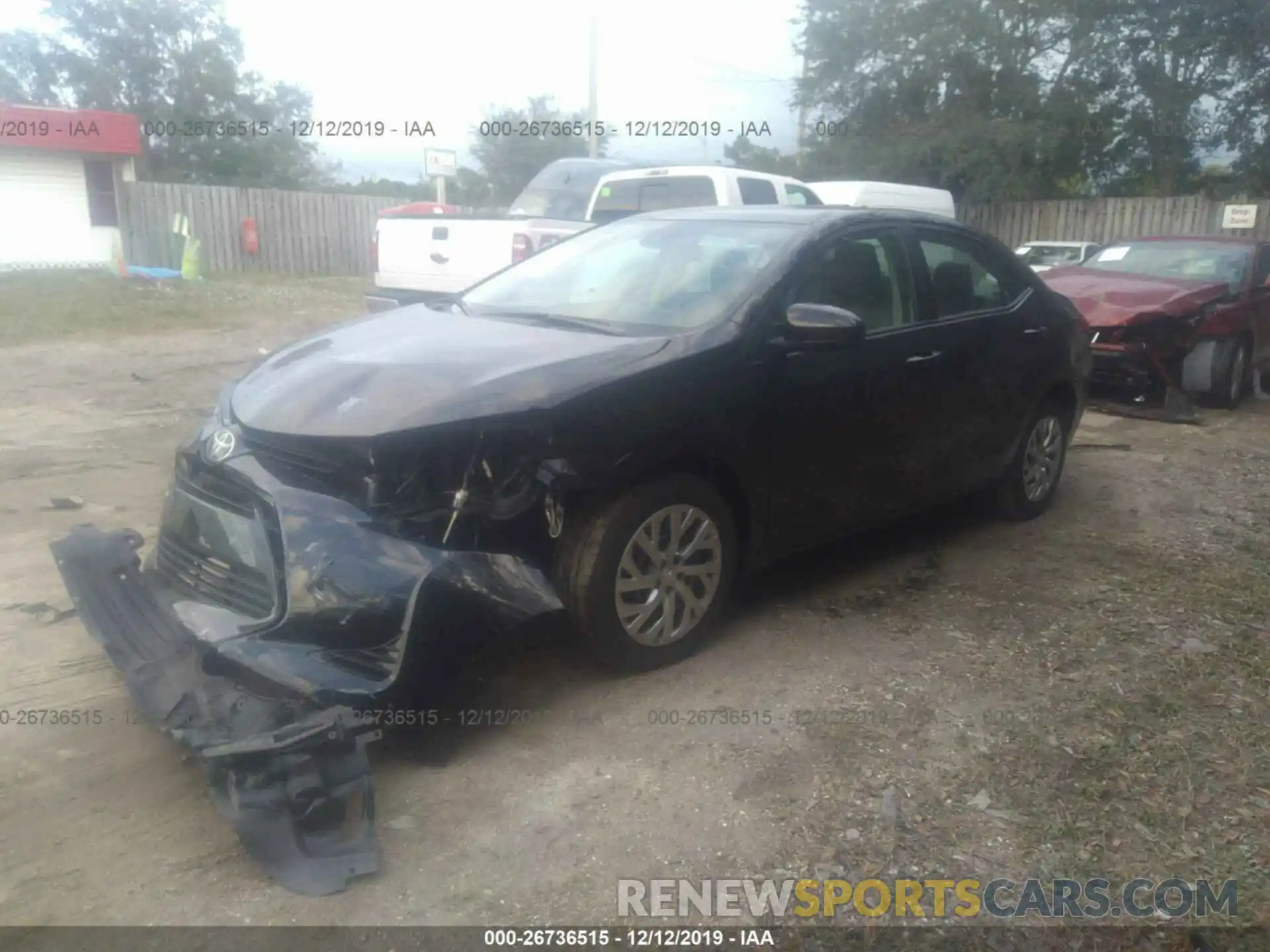 2 Photograph of a damaged car 2T1BURHE5KC246715 TOYOTA COROLLA 2019