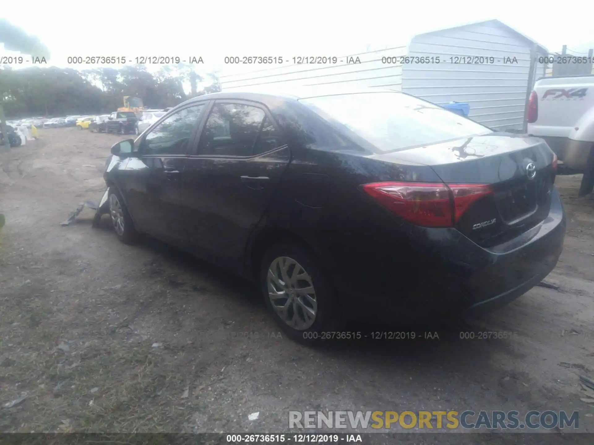 3 Photograph of a damaged car 2T1BURHE5KC246715 TOYOTA COROLLA 2019