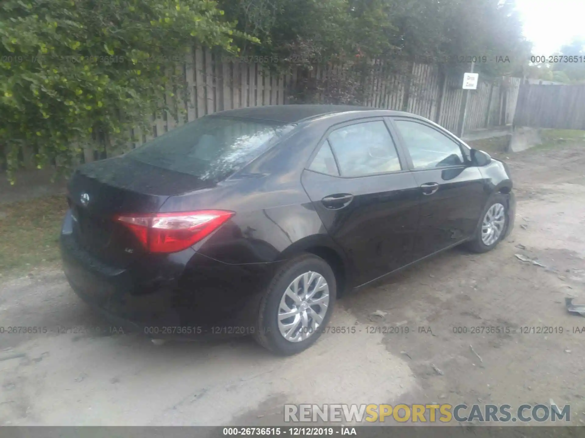 4 Photograph of a damaged car 2T1BURHE5KC246715 TOYOTA COROLLA 2019