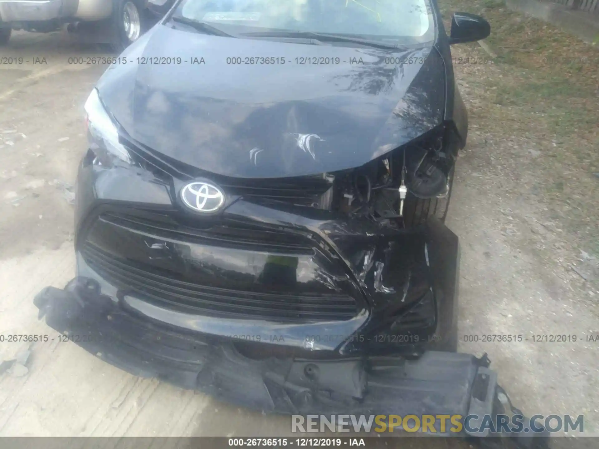 6 Photograph of a damaged car 2T1BURHE5KC246715 TOYOTA COROLLA 2019