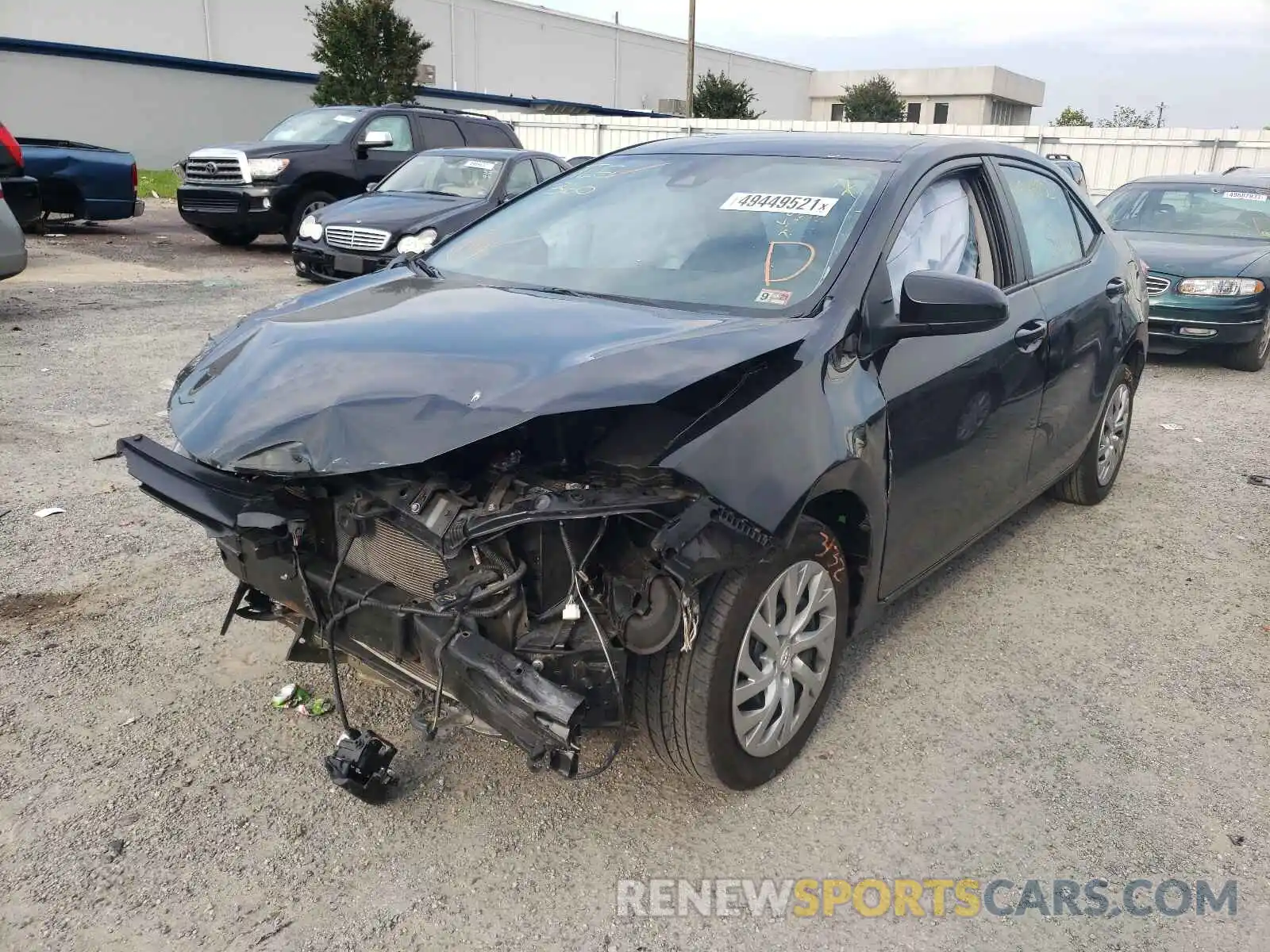 2 Photograph of a damaged car 2T1BURHE6KC125188 TOYOTA COROLLA 2019