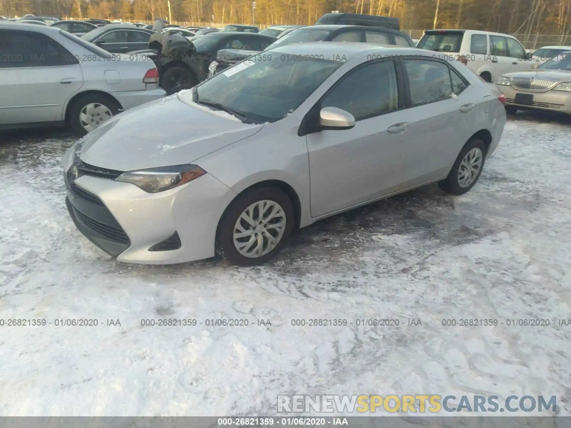 2 Фотография поврежденного автомобиля 2T1BURHE6KC125496 TOYOTA COROLLA 2019