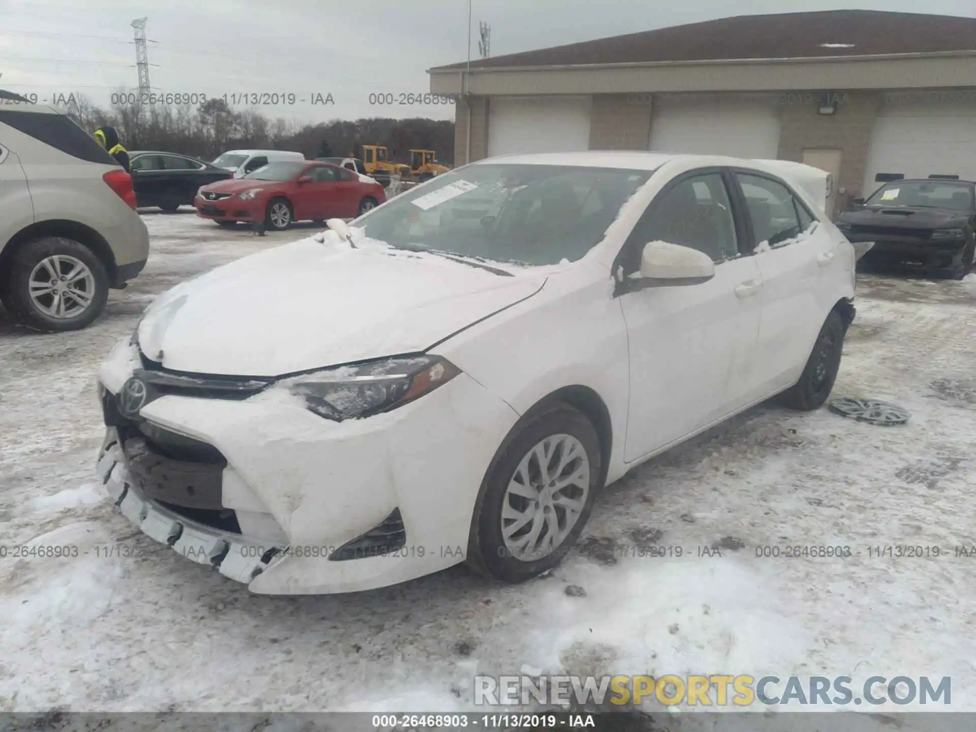 2 Photograph of a damaged car 2T1BURHE6KC127300 TOYOTA COROLLA 2019