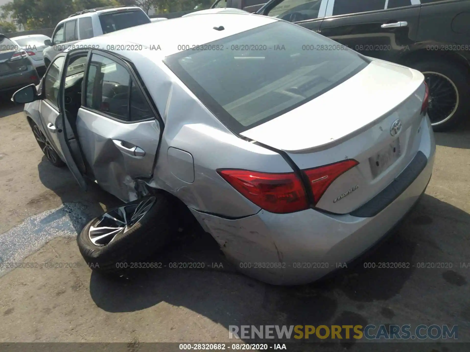 6 Photograph of a damaged car 2T1BURHE6KC128558 TOYOTA COROLLA 2019