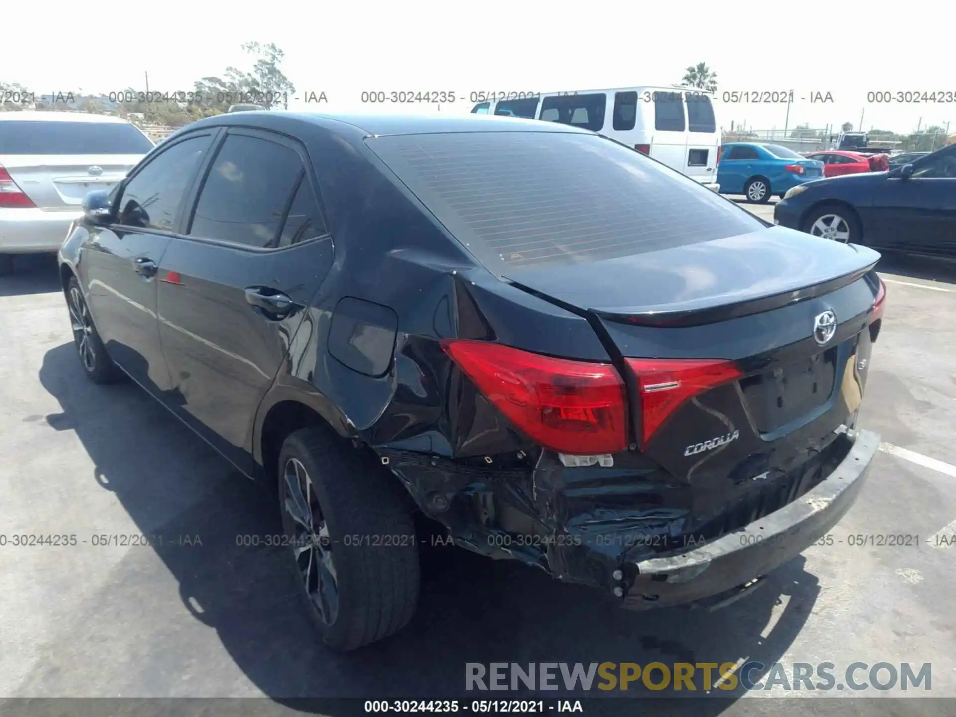 6 Photograph of a damaged car 2T1BURHE6KC128740 TOYOTA COROLLA 2019