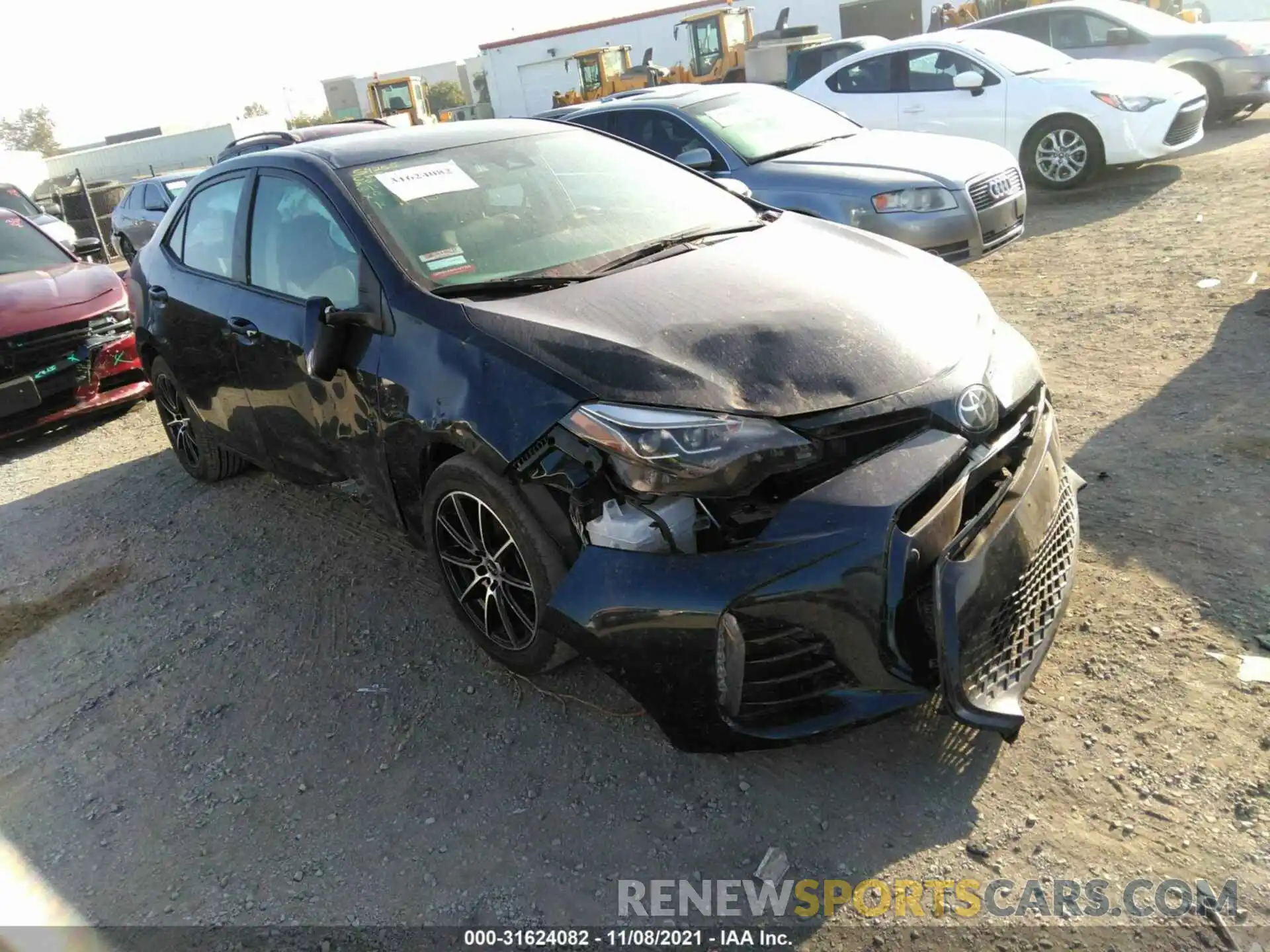 1 Photograph of a damaged car 2T1BURHE6KC129435 TOYOTA COROLLA 2019