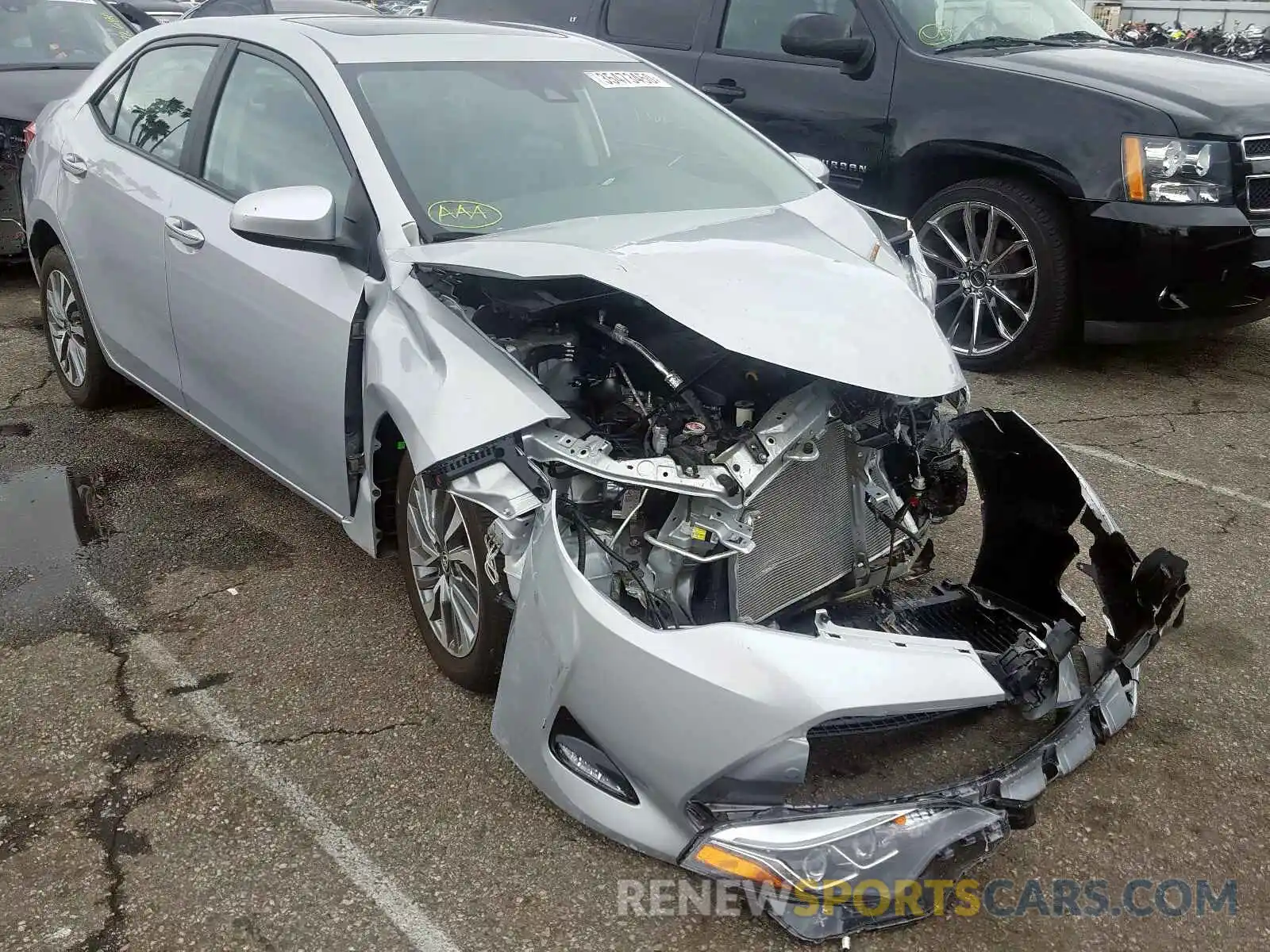 1 Photograph of a damaged car 2T1BURHE6KC130052 TOYOTA COROLLA 2019