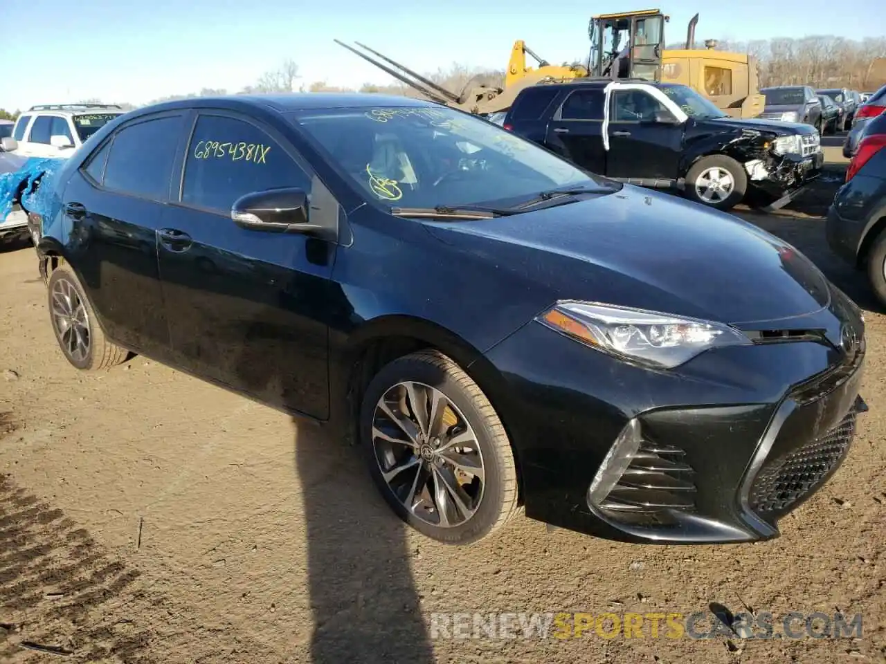 1 Photograph of a damaged car 2T1BURHE6KC130214 TOYOTA COROLLA 2019