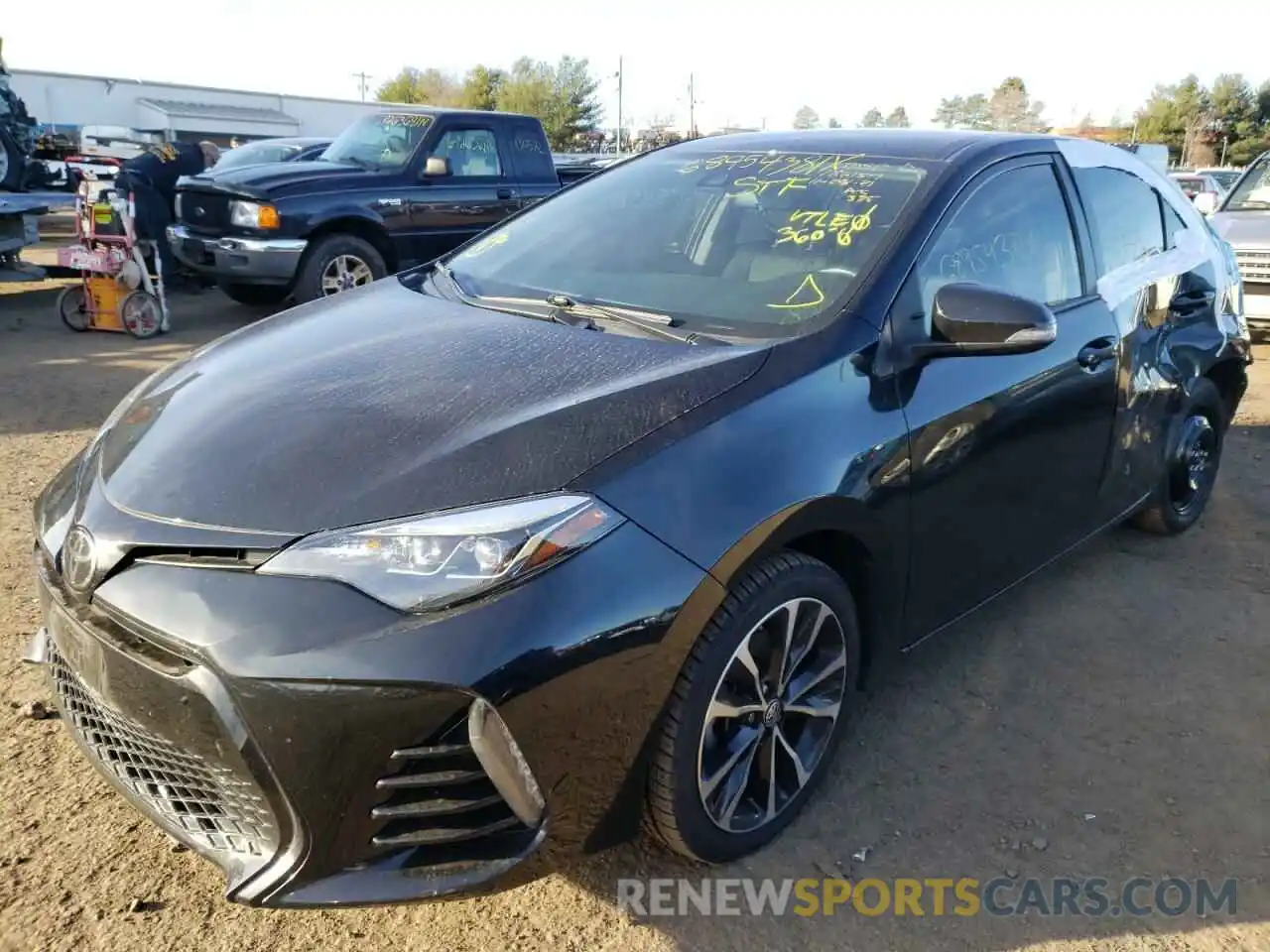 2 Photograph of a damaged car 2T1BURHE6KC130214 TOYOTA COROLLA 2019