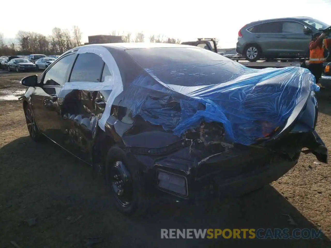 3 Photograph of a damaged car 2T1BURHE6KC130214 TOYOTA COROLLA 2019