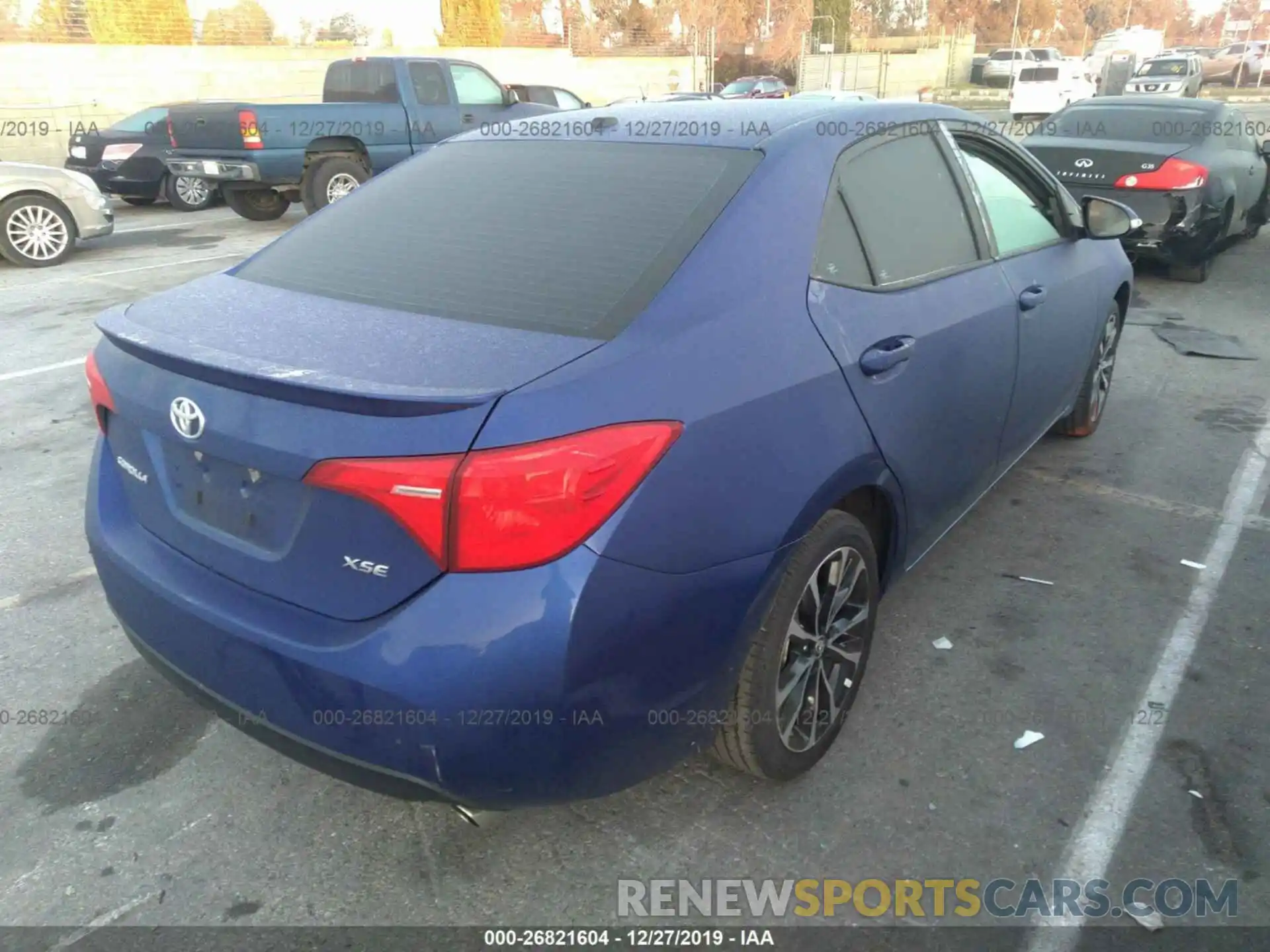 4 Photograph of a damaged car 2T1BURHE6KC130732 TOYOTA COROLLA 2019