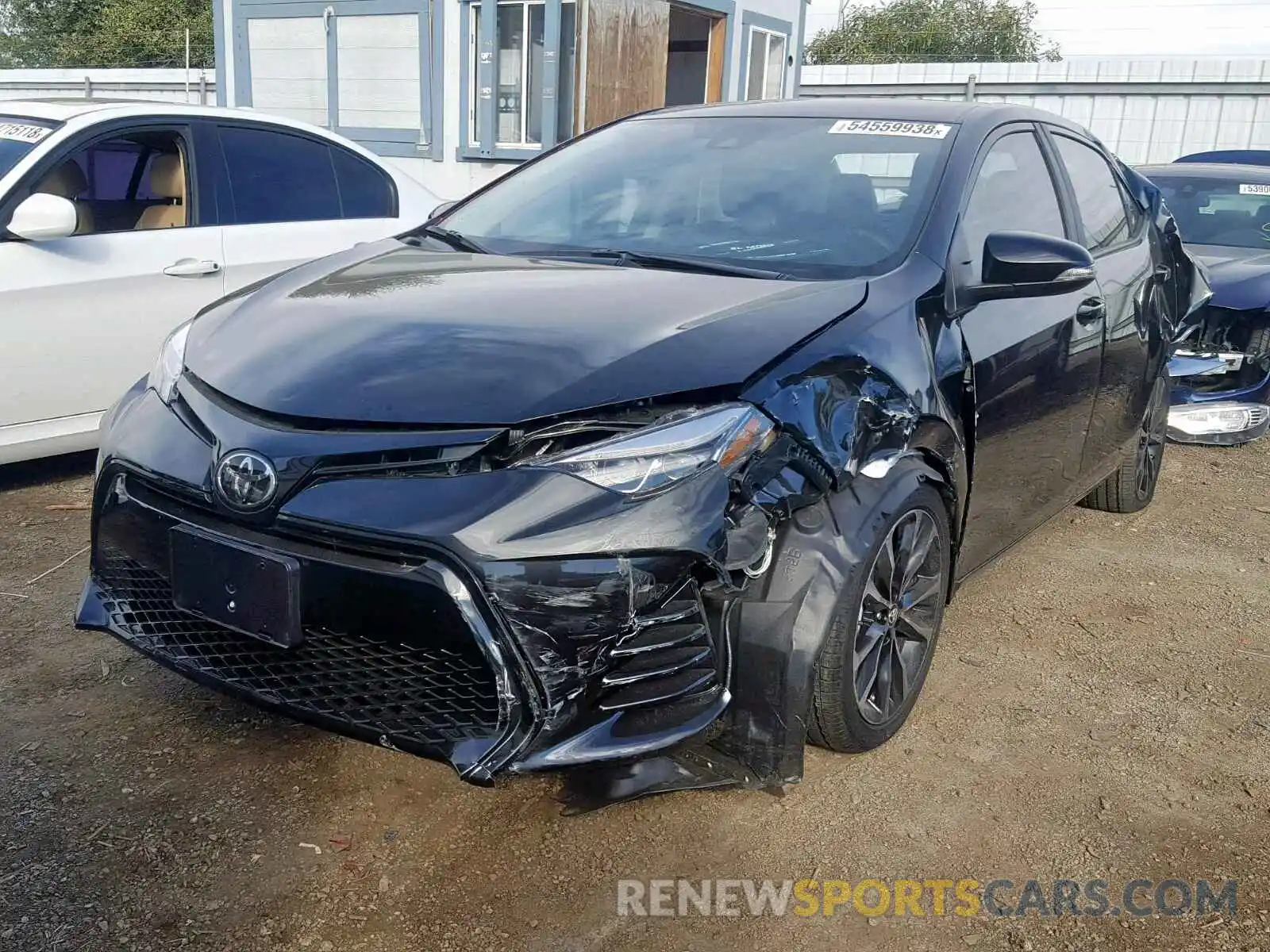 2 Photograph of a damaged car 2T1BURHE6KC132769 TOYOTA COROLLA 2019