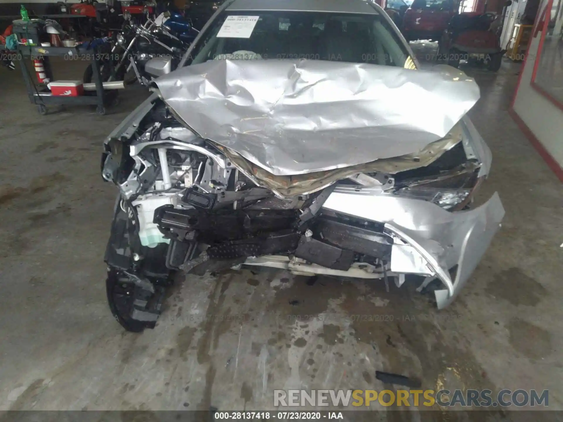 6 Фотография поврежденного автомобиля 2T1BURHE6KC132819 TOYOTA COROLLA 2019