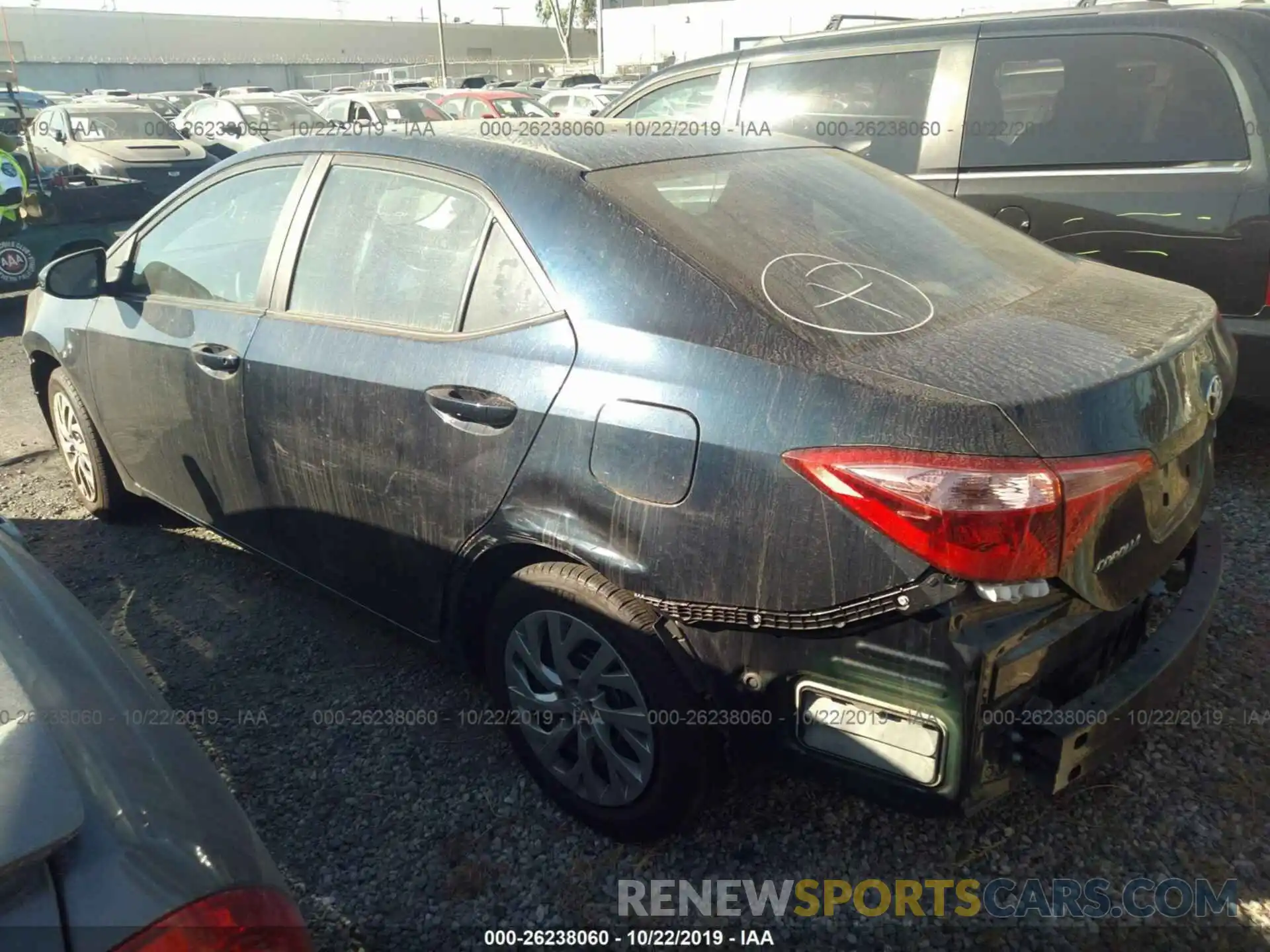 3 Photograph of a damaged car 2T1BURHE6KC133159 TOYOTA COROLLA 2019