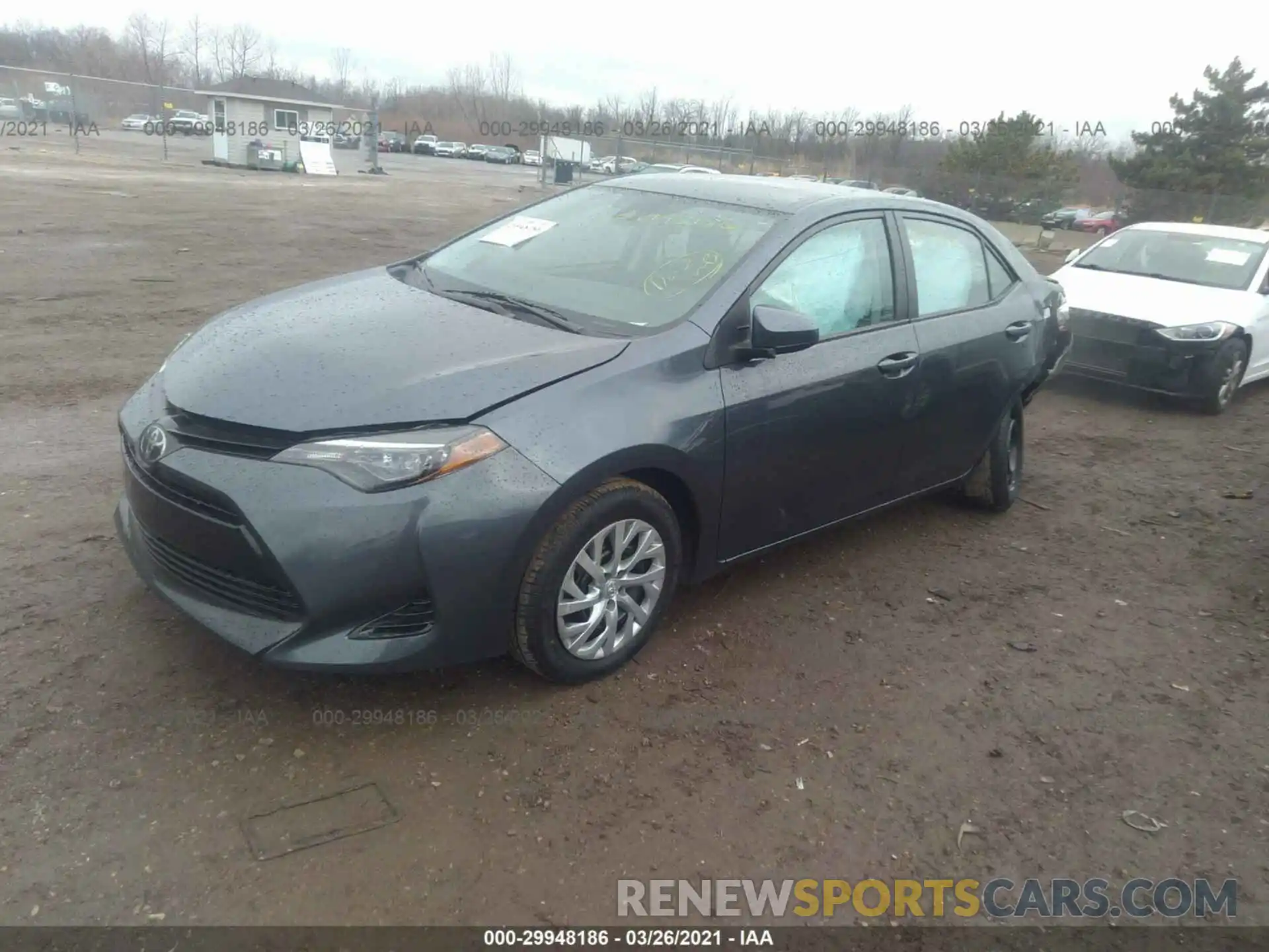 2 Photograph of a damaged car 2T1BURHE6KC133176 TOYOTA COROLLA 2019